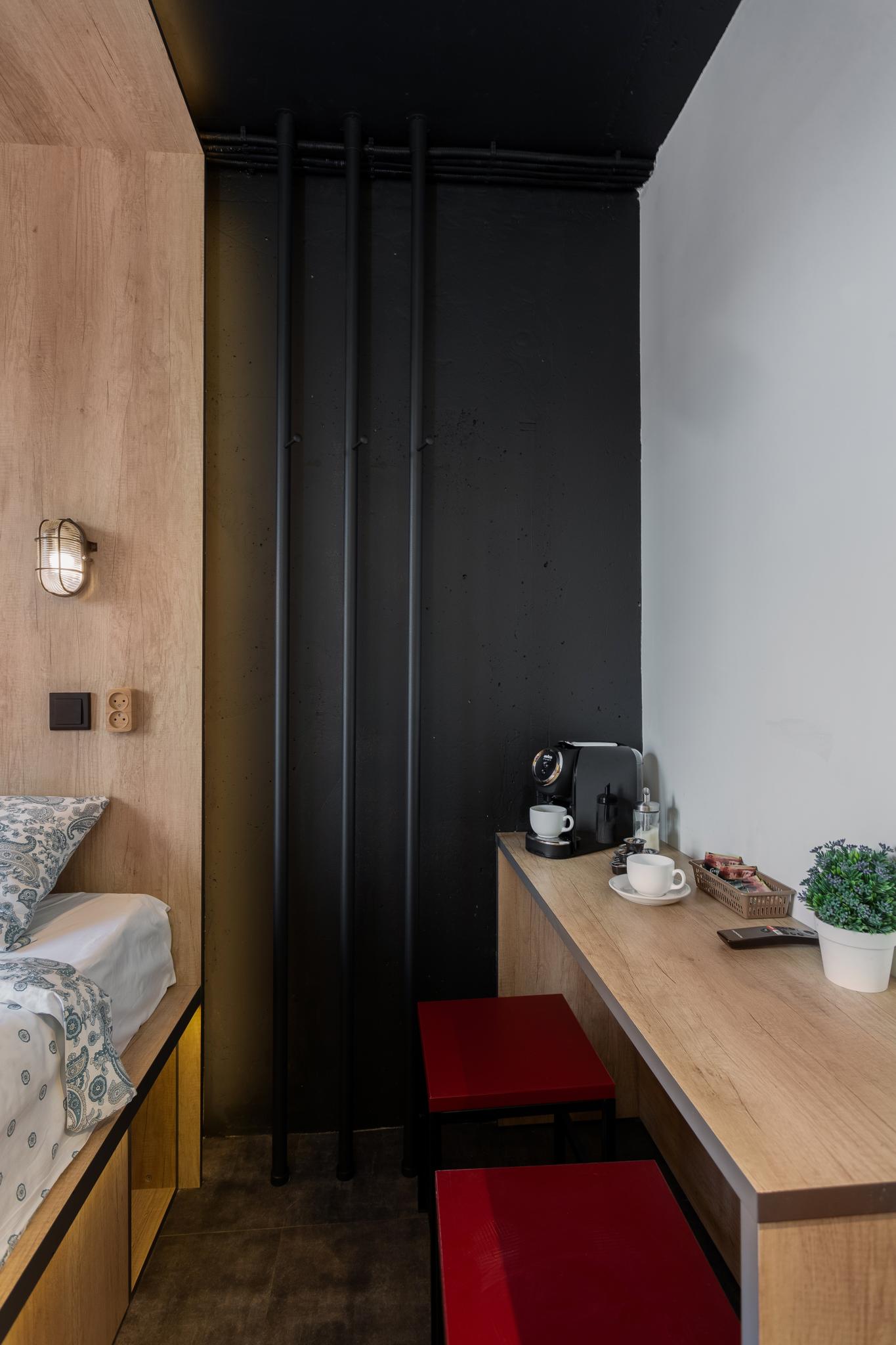 Апартаменты стандарт #1151 с 1 двуспальной кроватью