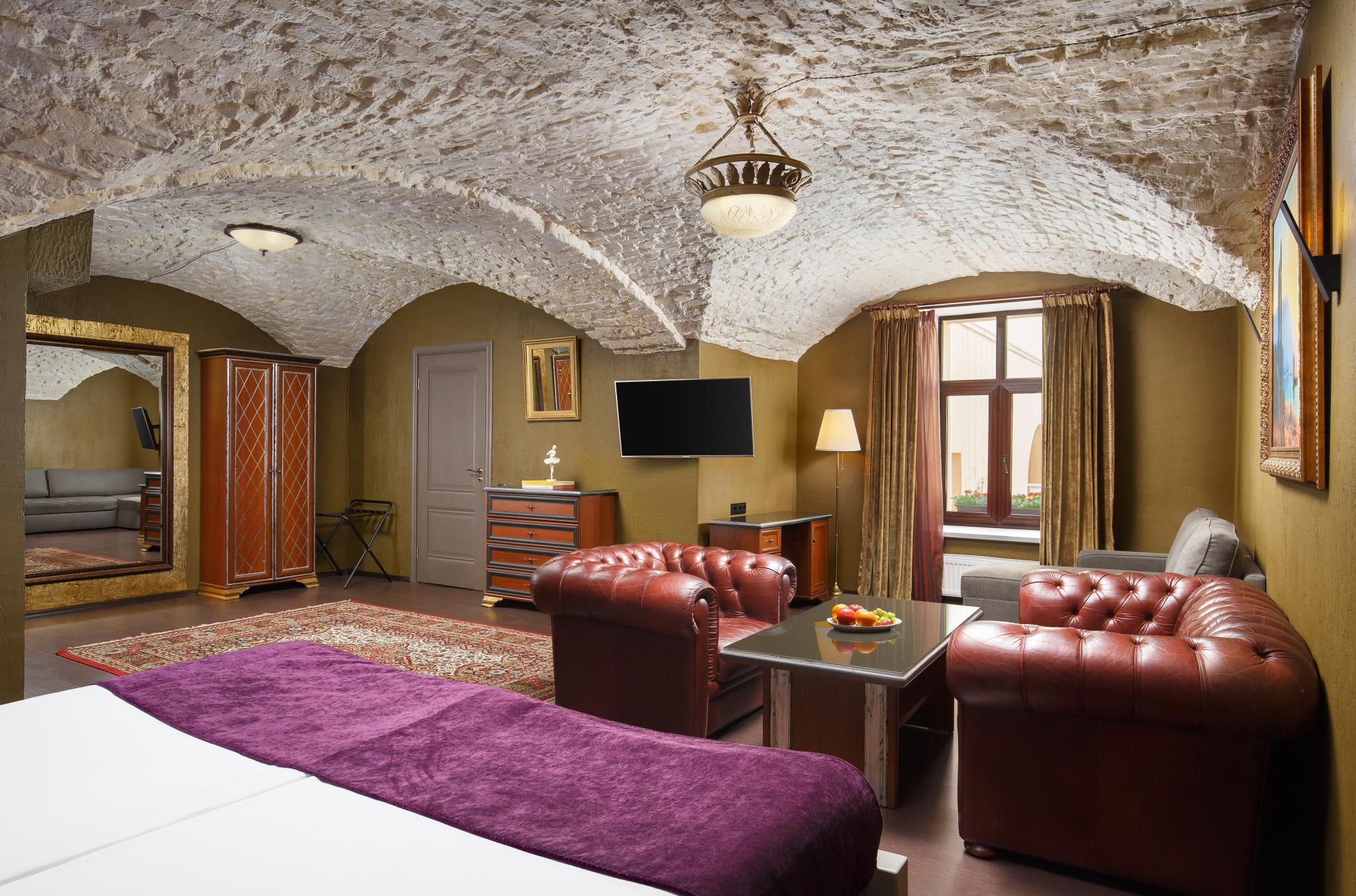 Номер студия с 1 двуспальной кроватью