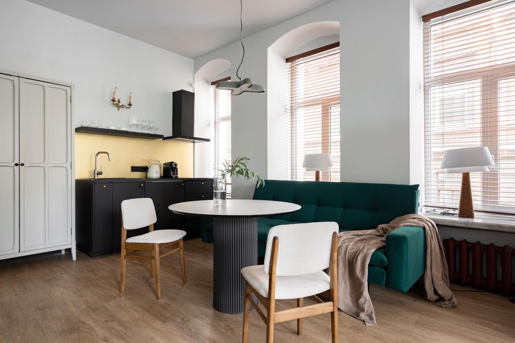 Апартаменты люкс с 1 двуспальной кроватью