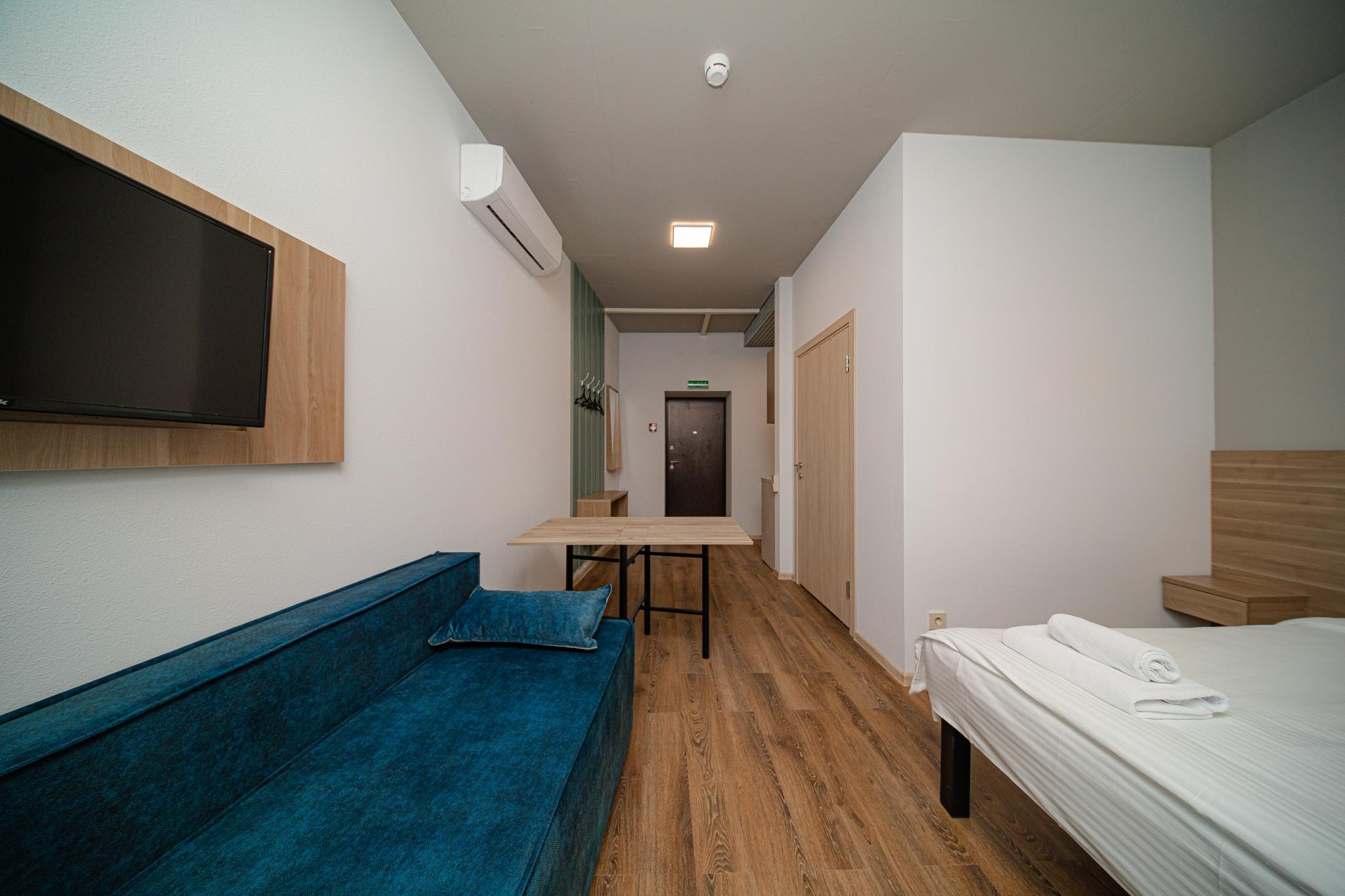 Апартаменты улучшенные с 1 двуспальной кроватью