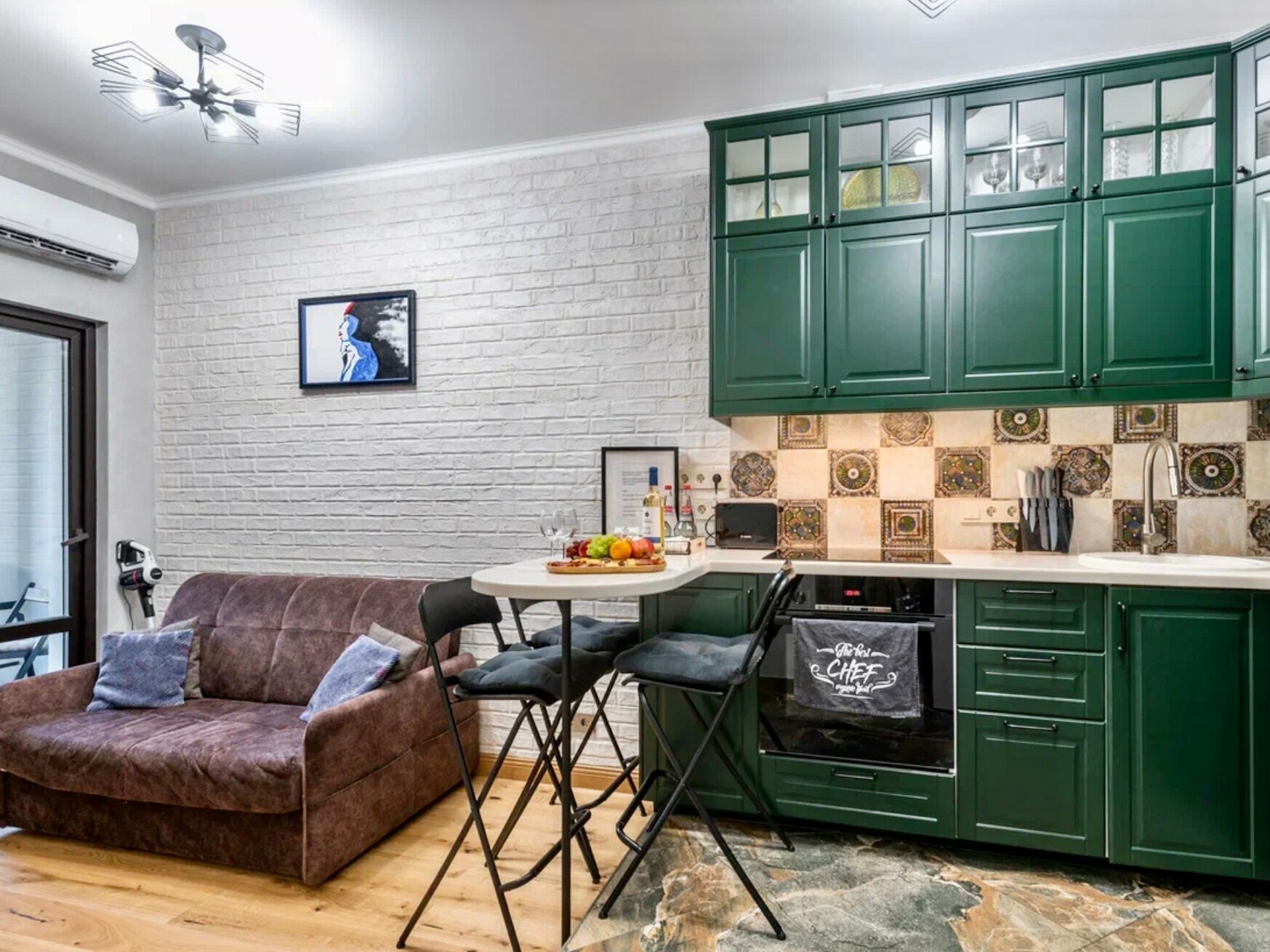 Апартаменты с 1 спальней