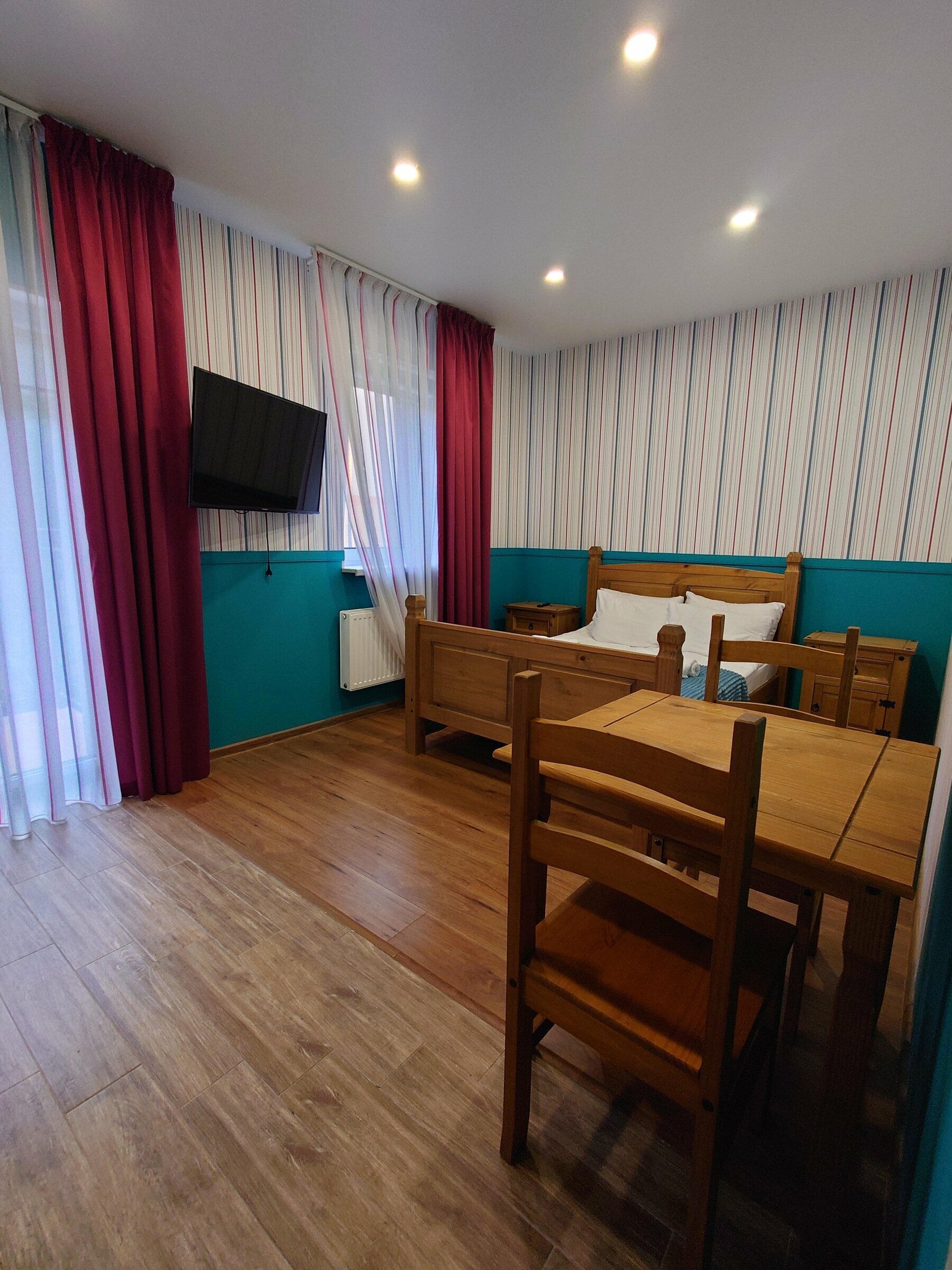 Двухместный номер с 1 кроватью и балконом