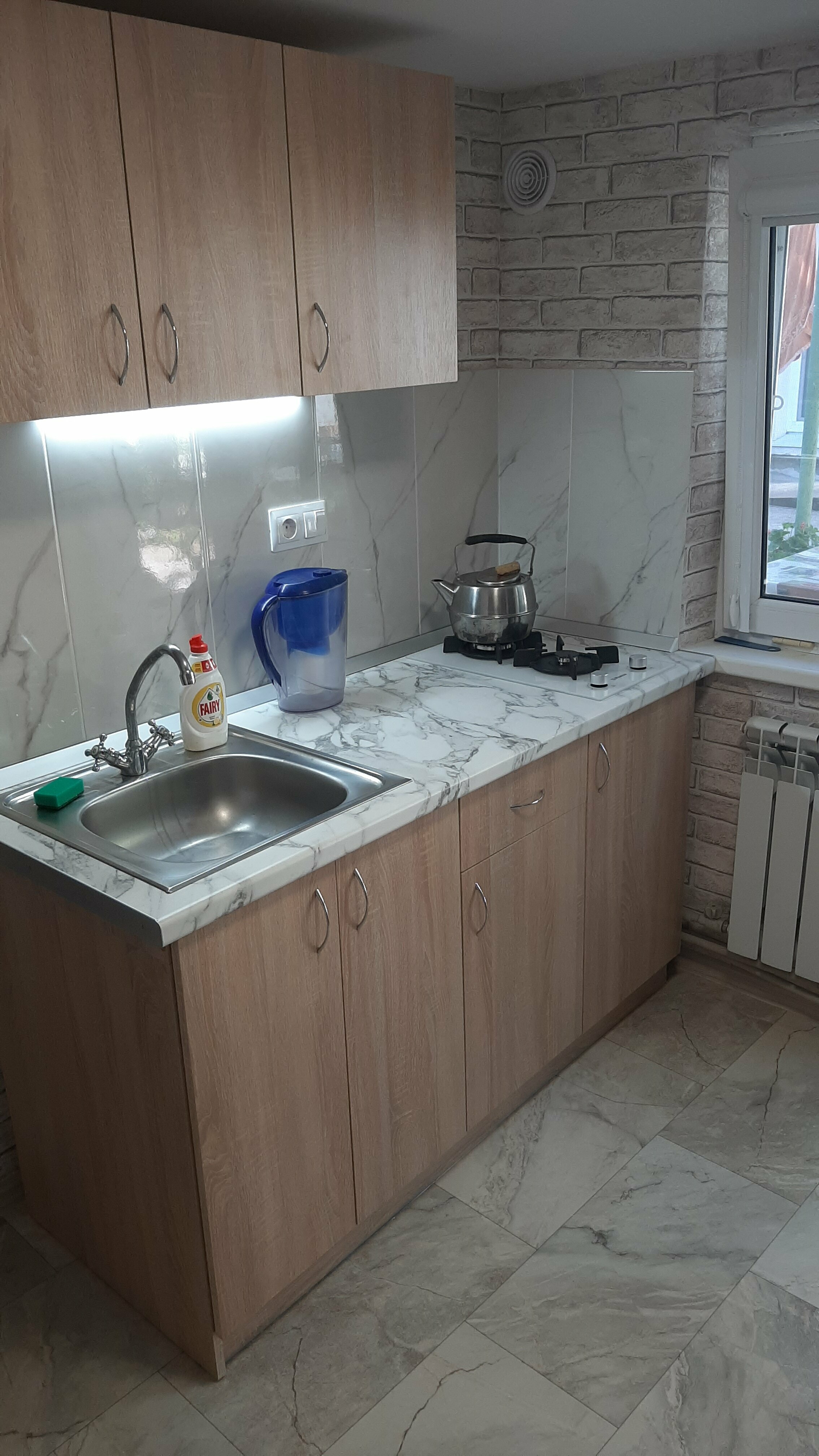 Трехместный номер с террасой