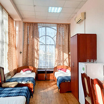 Бюджетный трехместный номер в Smart Hotel КДО Краснодар