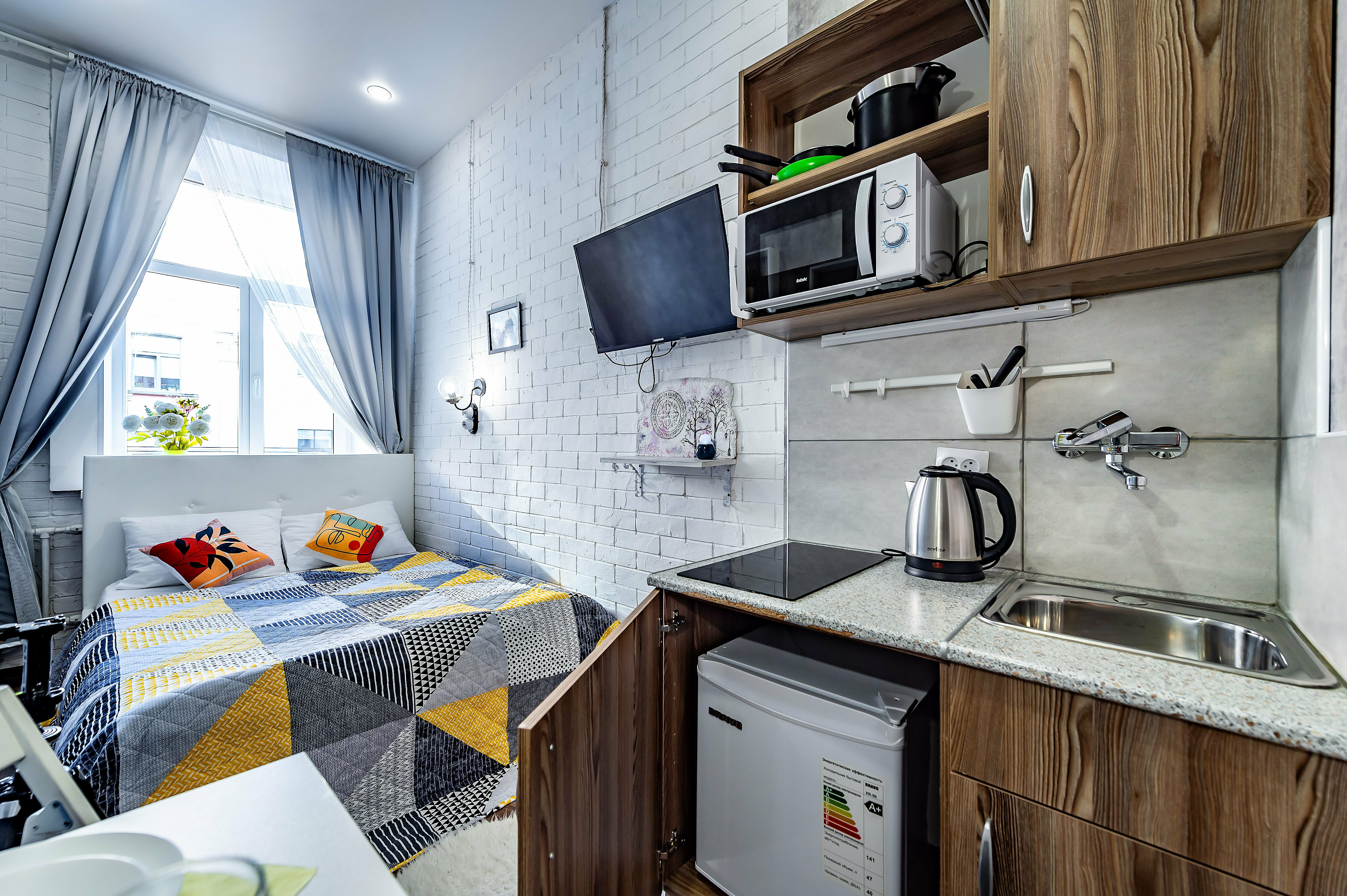 Двухместный номер стандарт с кухней на ул Гороховая