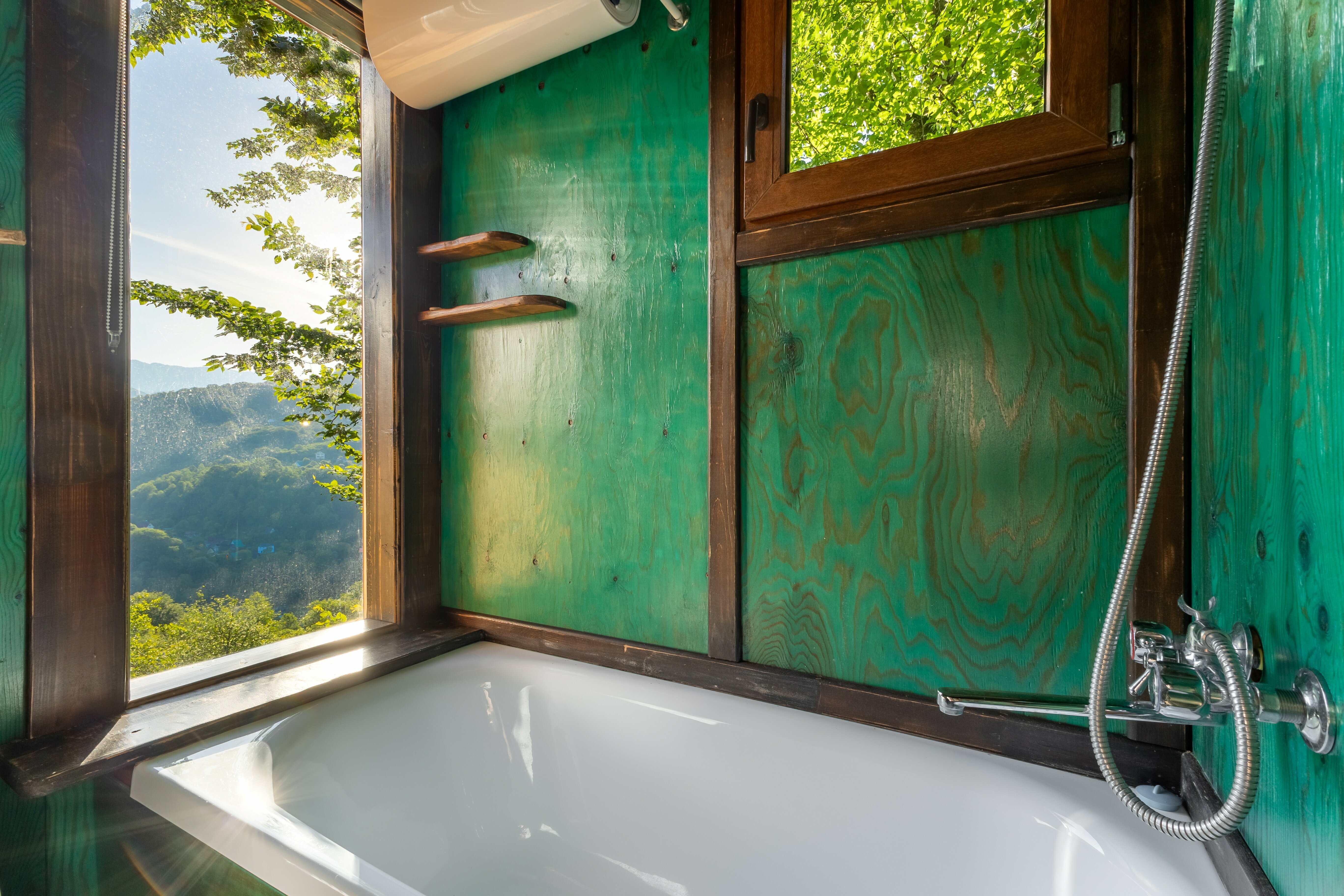 Коттедж с балконом