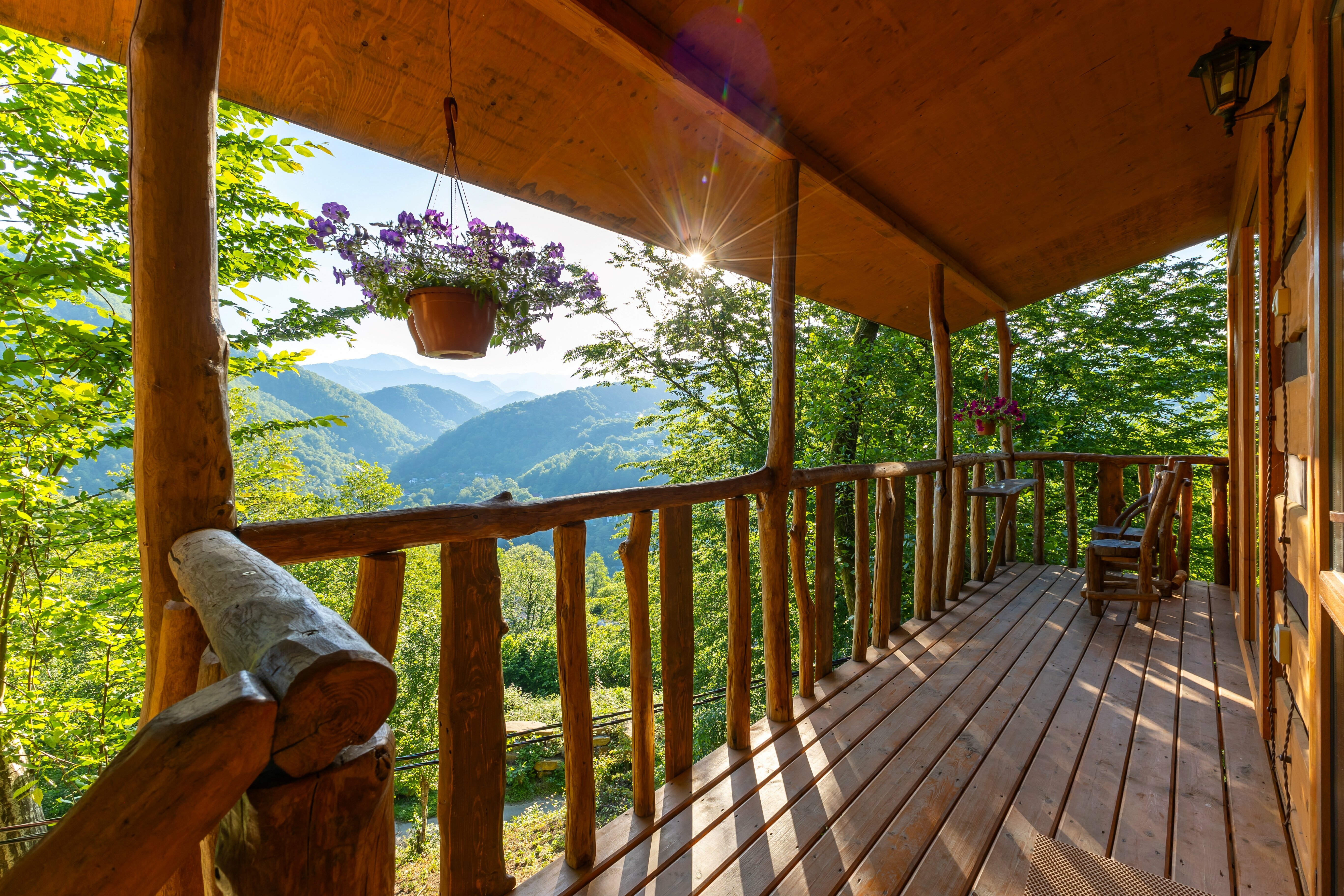 Коттедж с видом на горы