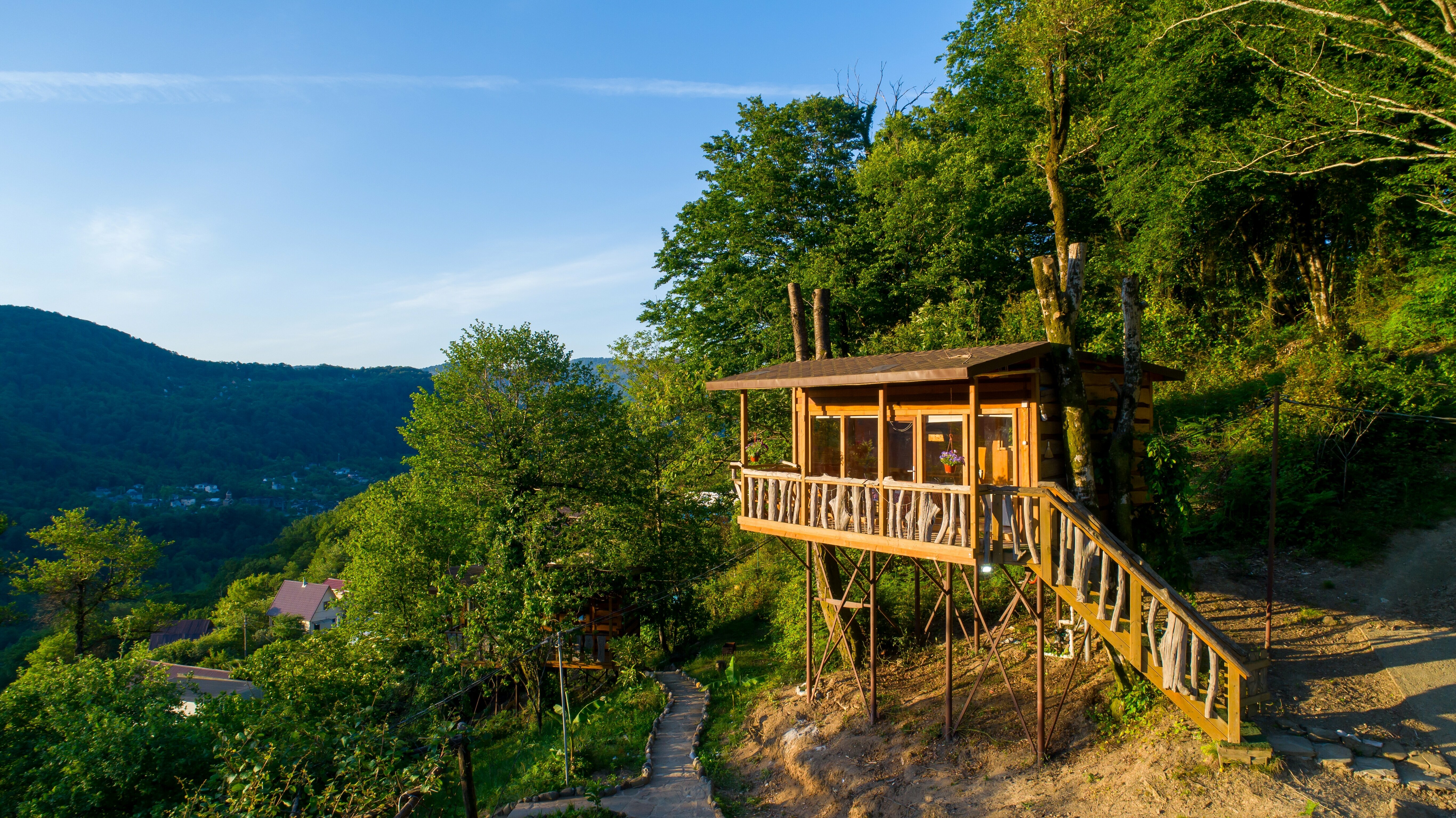 Коттедж с видом на горы