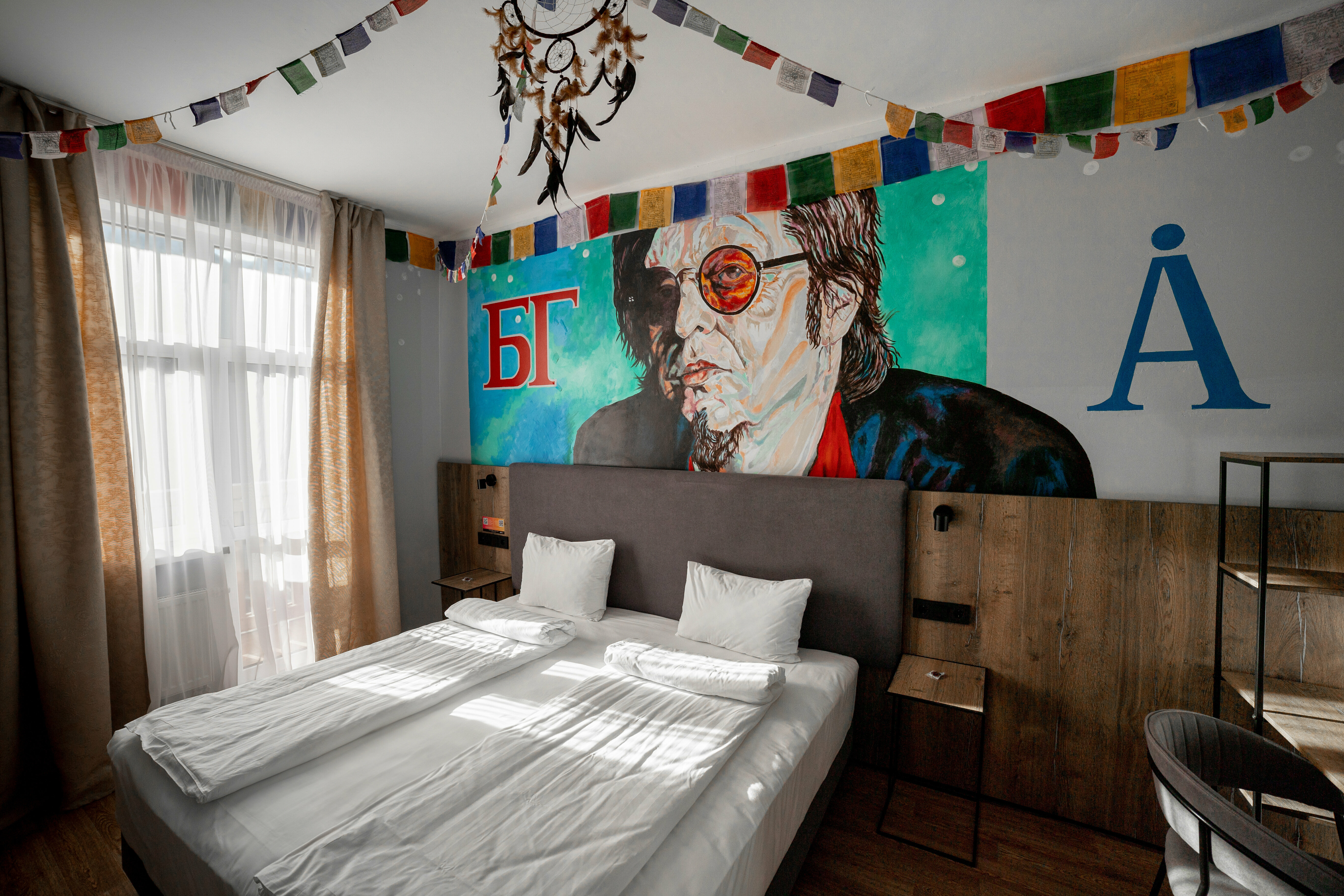 2-х местный в блоке с балконом и видом на горы (общий с/у на блок)