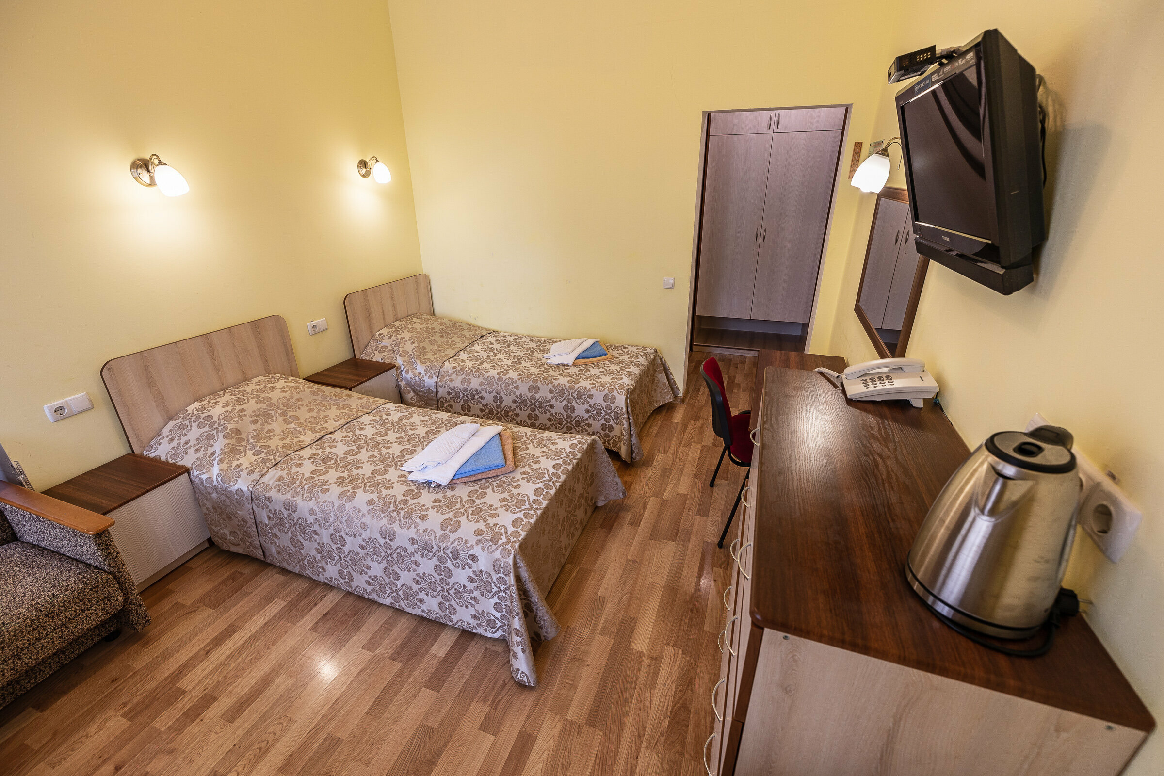 Бюджетный двухместный номер с 2 отдельными кроватями