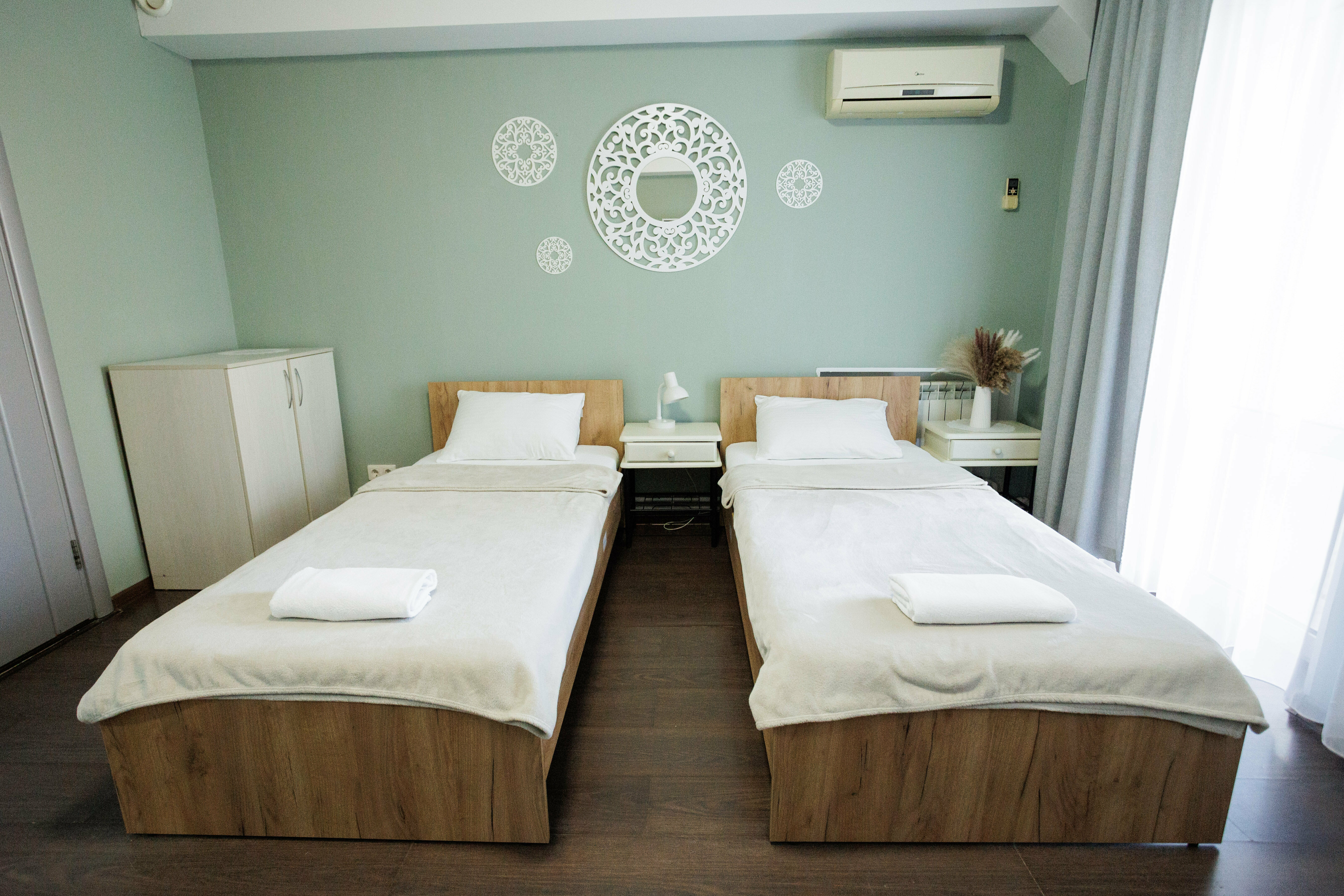 Двухместный номер с 2 отдельными кроватями и балконом