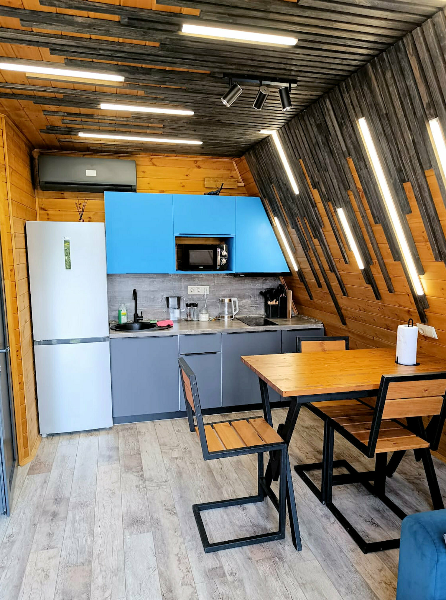 А-ФРЕЙМ №3 с чаном на дровах