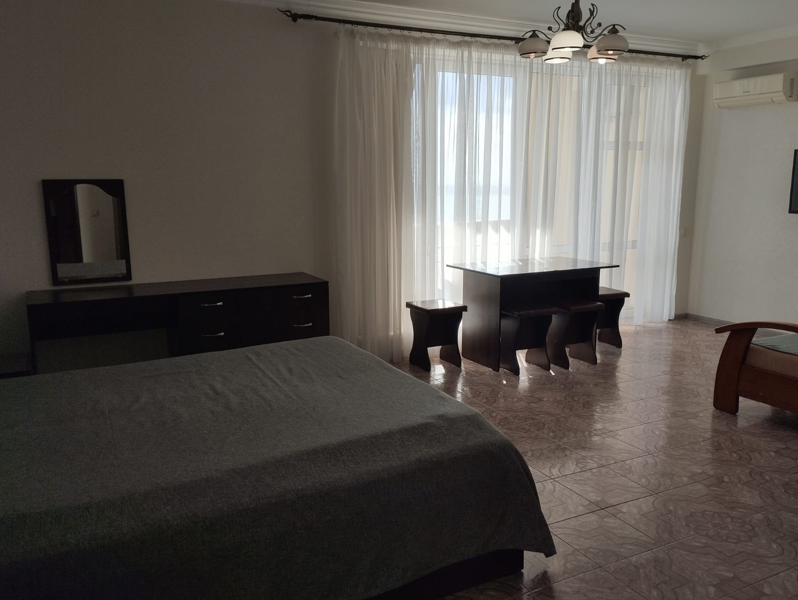 Четырехместный номер с видом на море