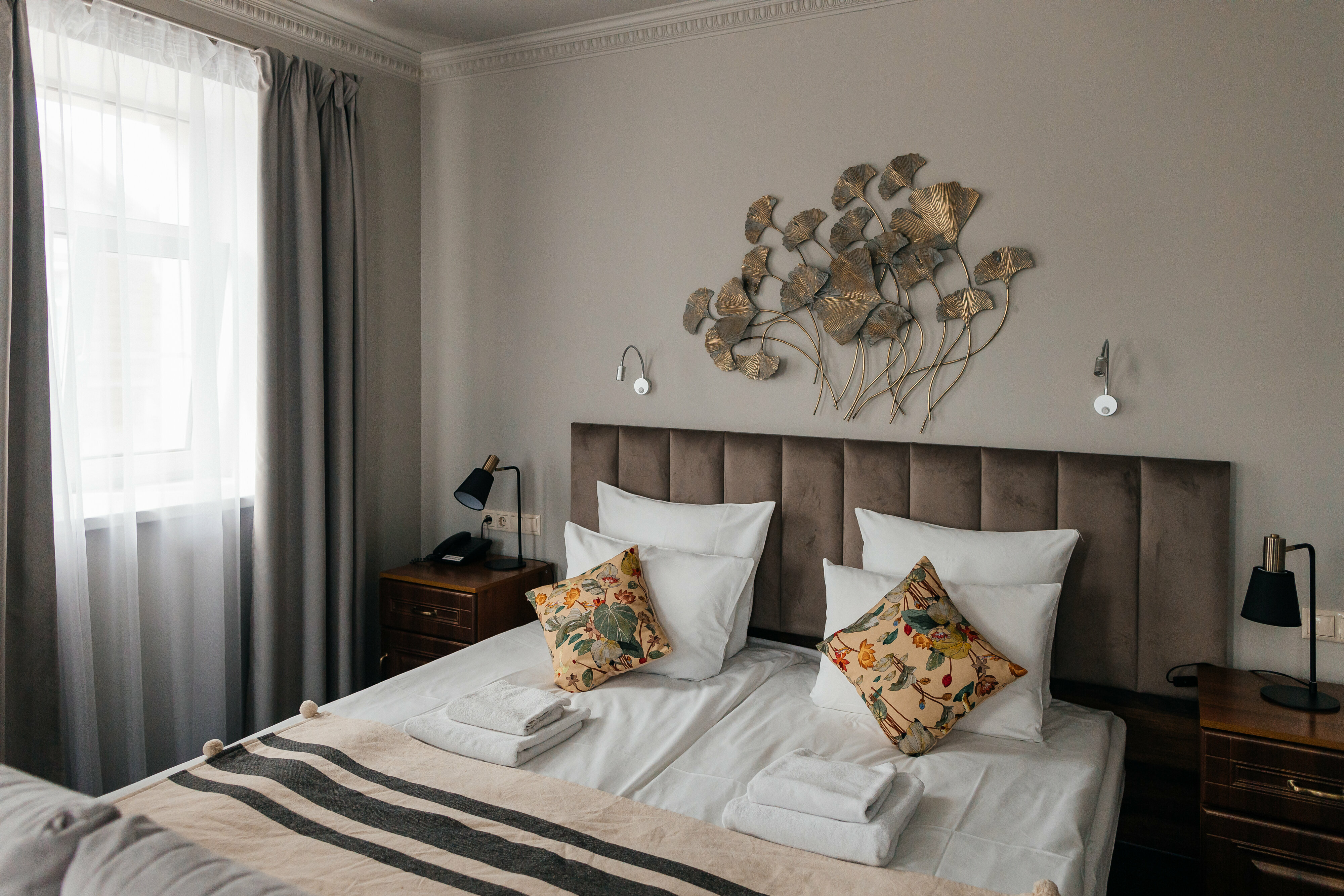 Двухместный номер с 1 кроватью или 2 отдельными кроватями и собственной ванной комнатой