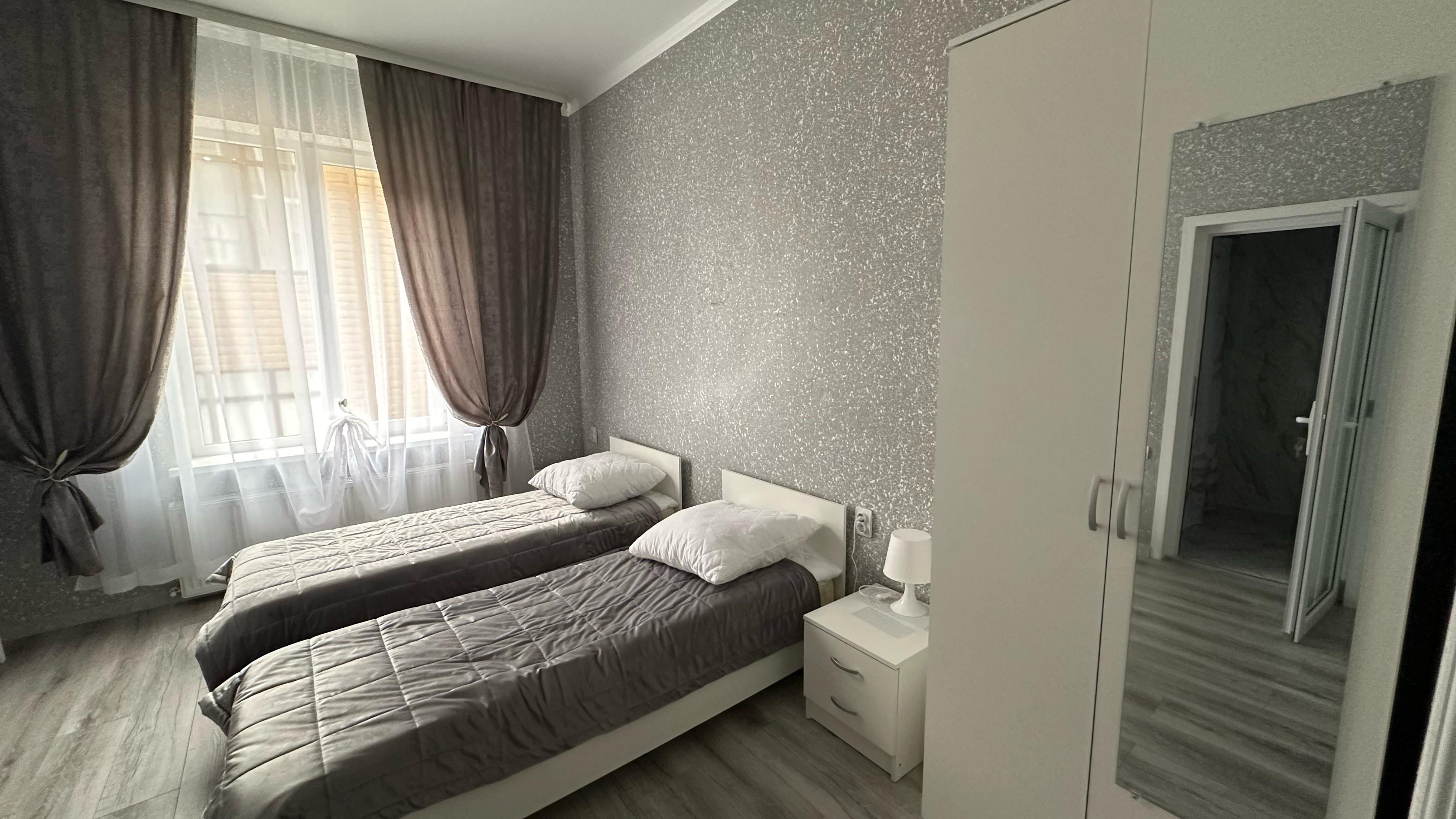 Двухместный номер с 2 отдельными кроватями, вид на горы