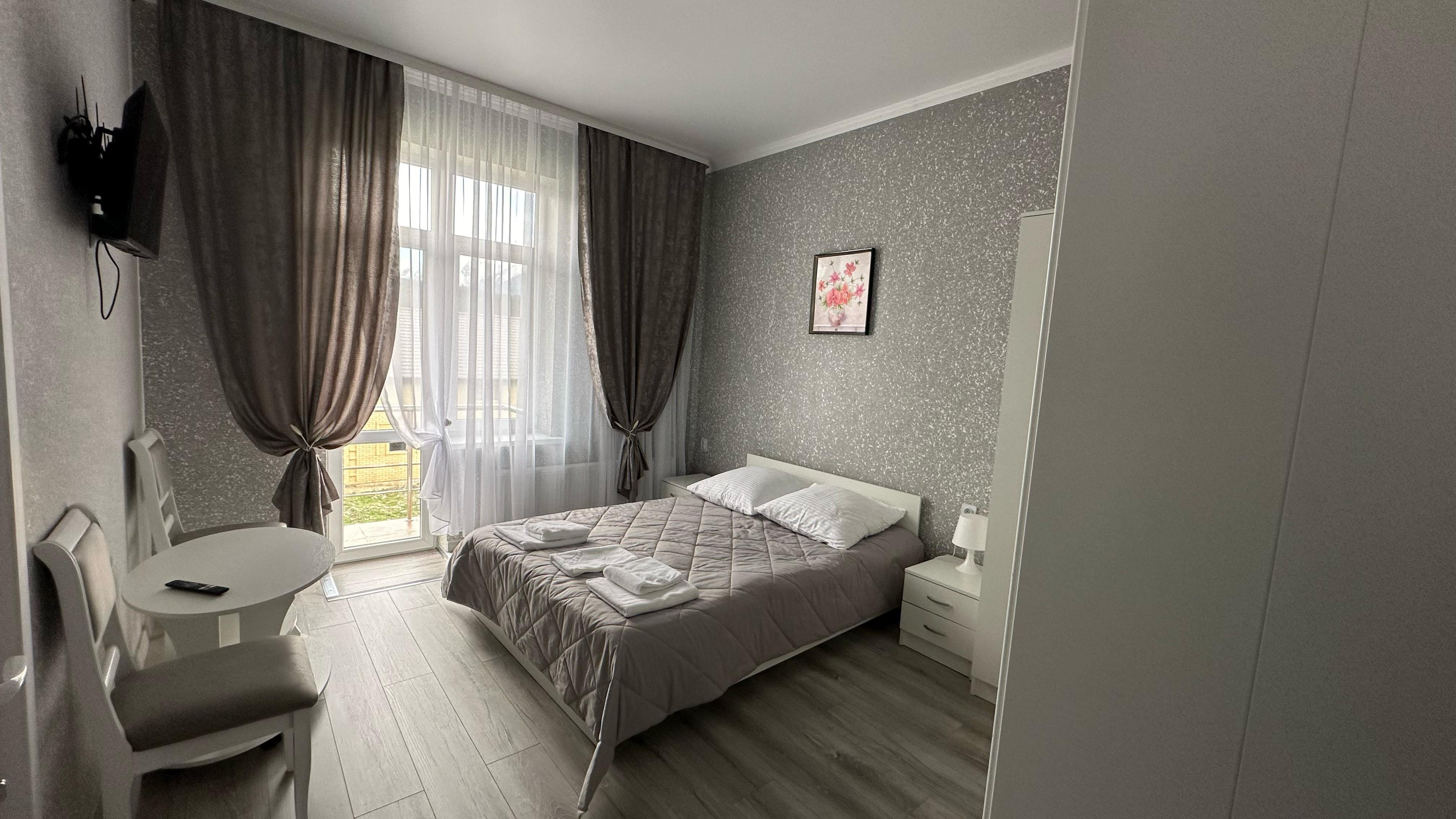 Двухместный номер с 1 кроватью и видом на горы