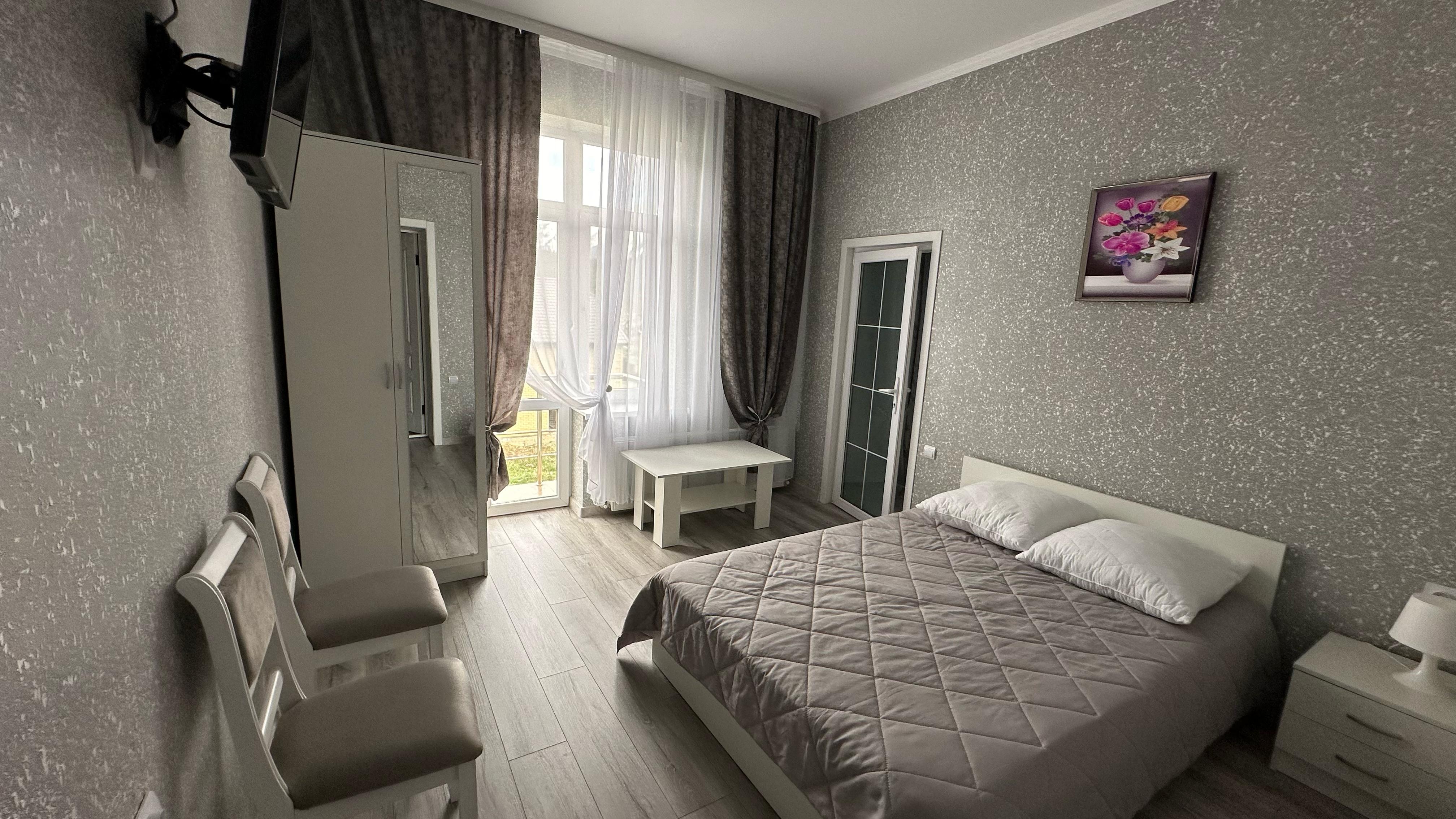 Двухместный номер с 1 кроватью и видом на горы