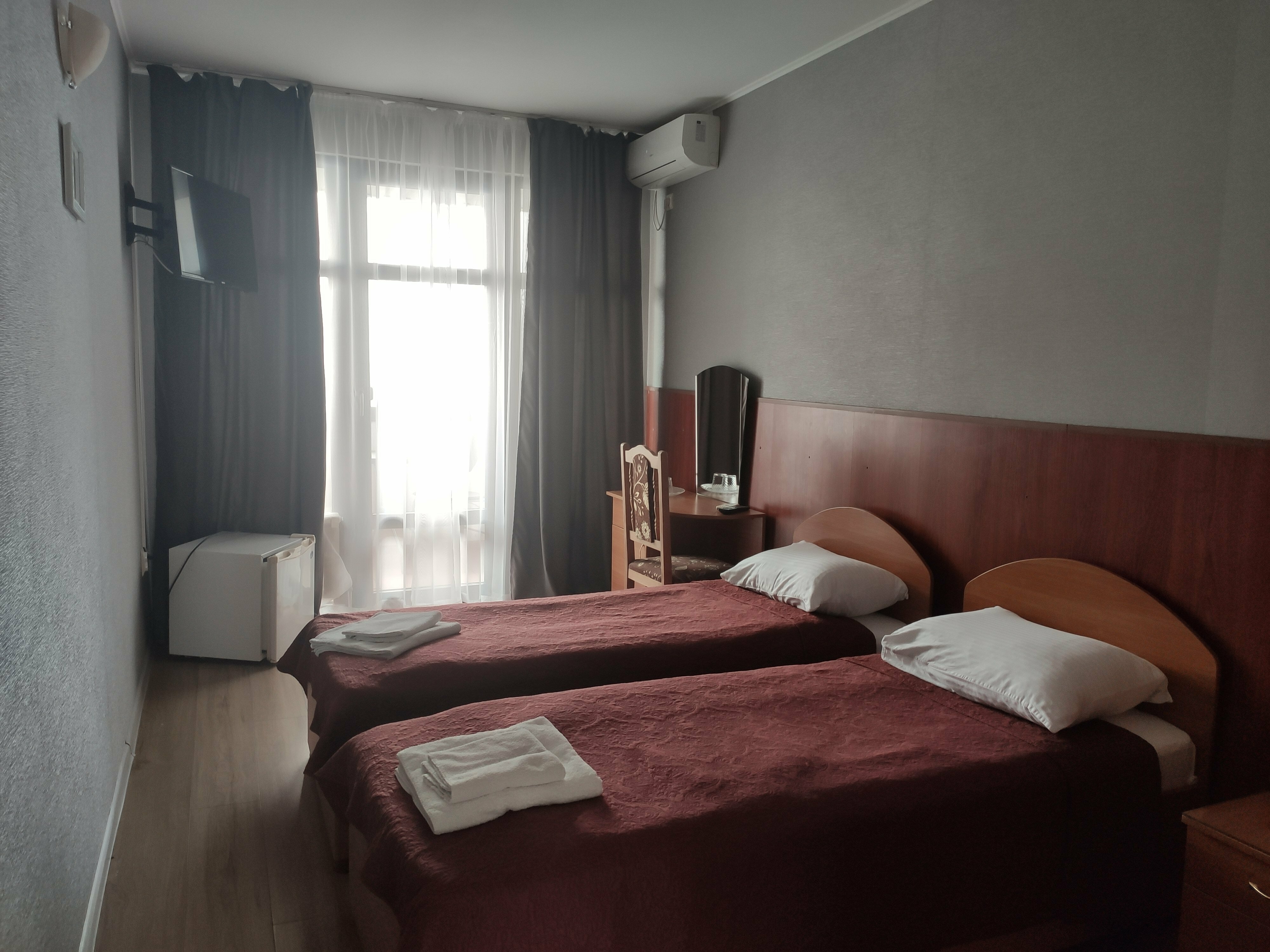 Двухместный номер с 2 отдельными кроватями, вид на море