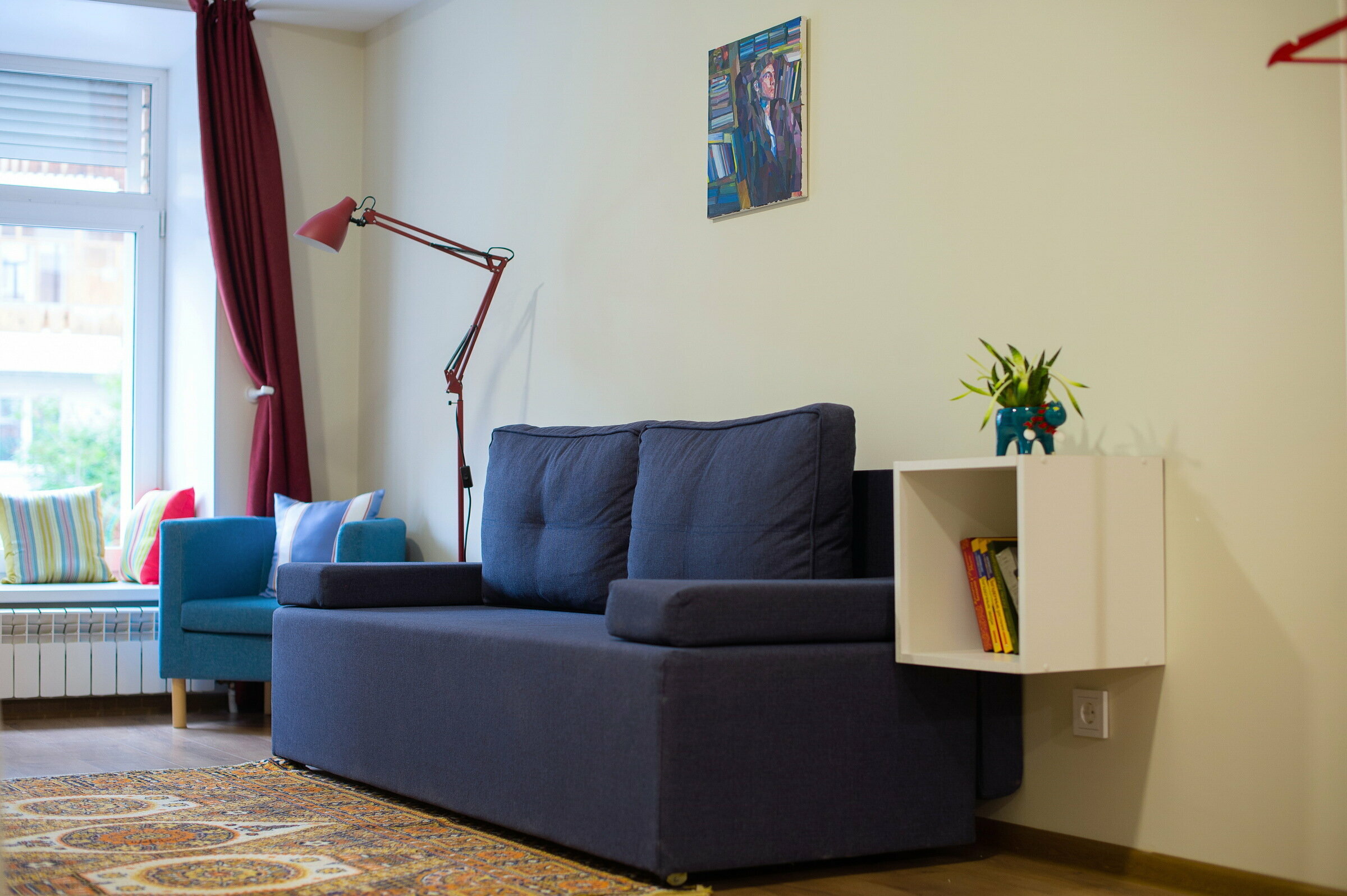 Кровать в общем 4-местном номере для мужчин и женщин