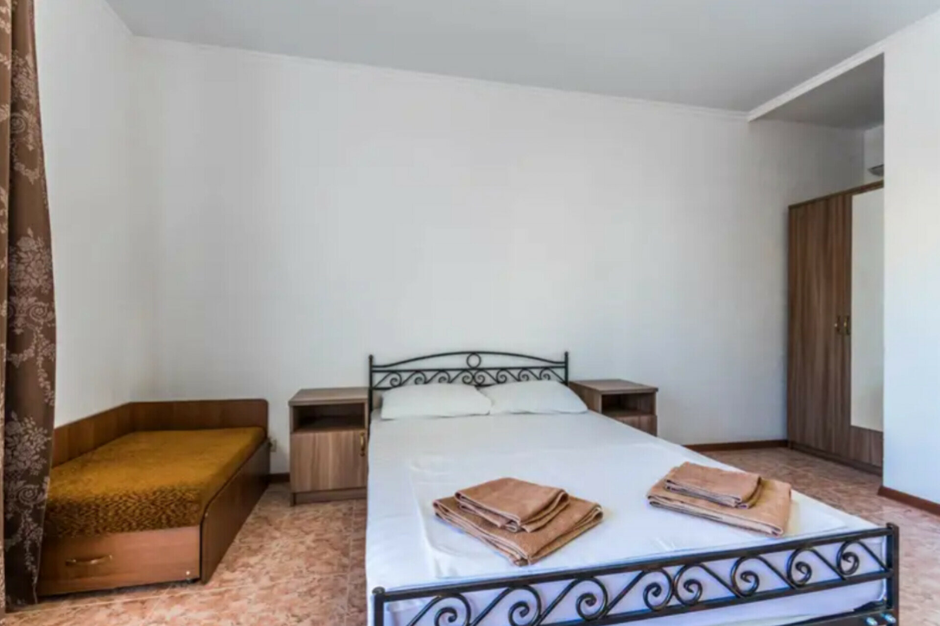 Двухместный номер с 1 кроватью и балконом