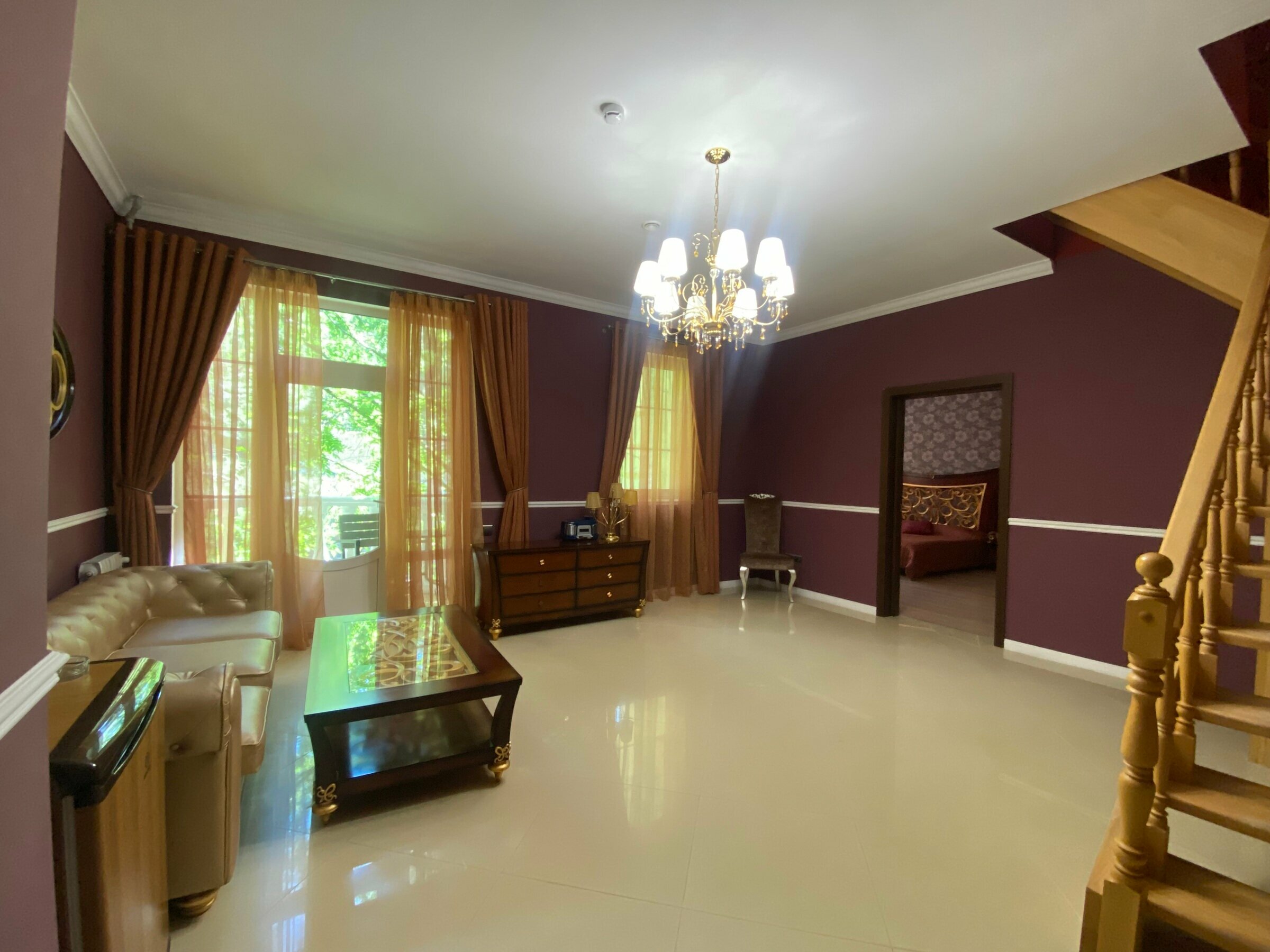 Двухуровневый четырехместный номер