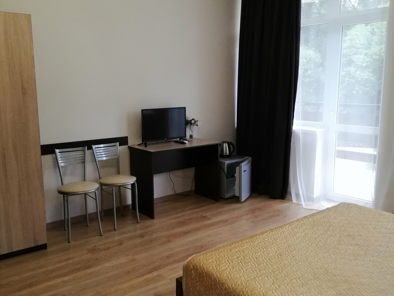 Двухместный номер с 1 кроватью и балконом