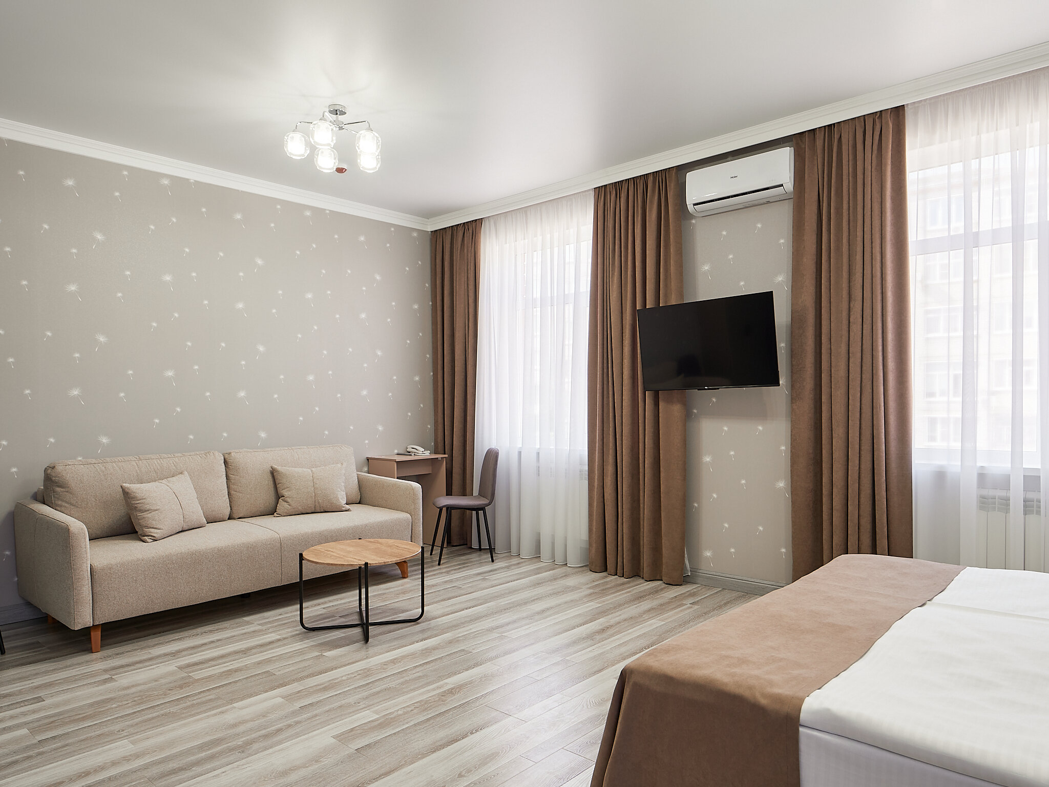 Апартаменты с 1 спальней