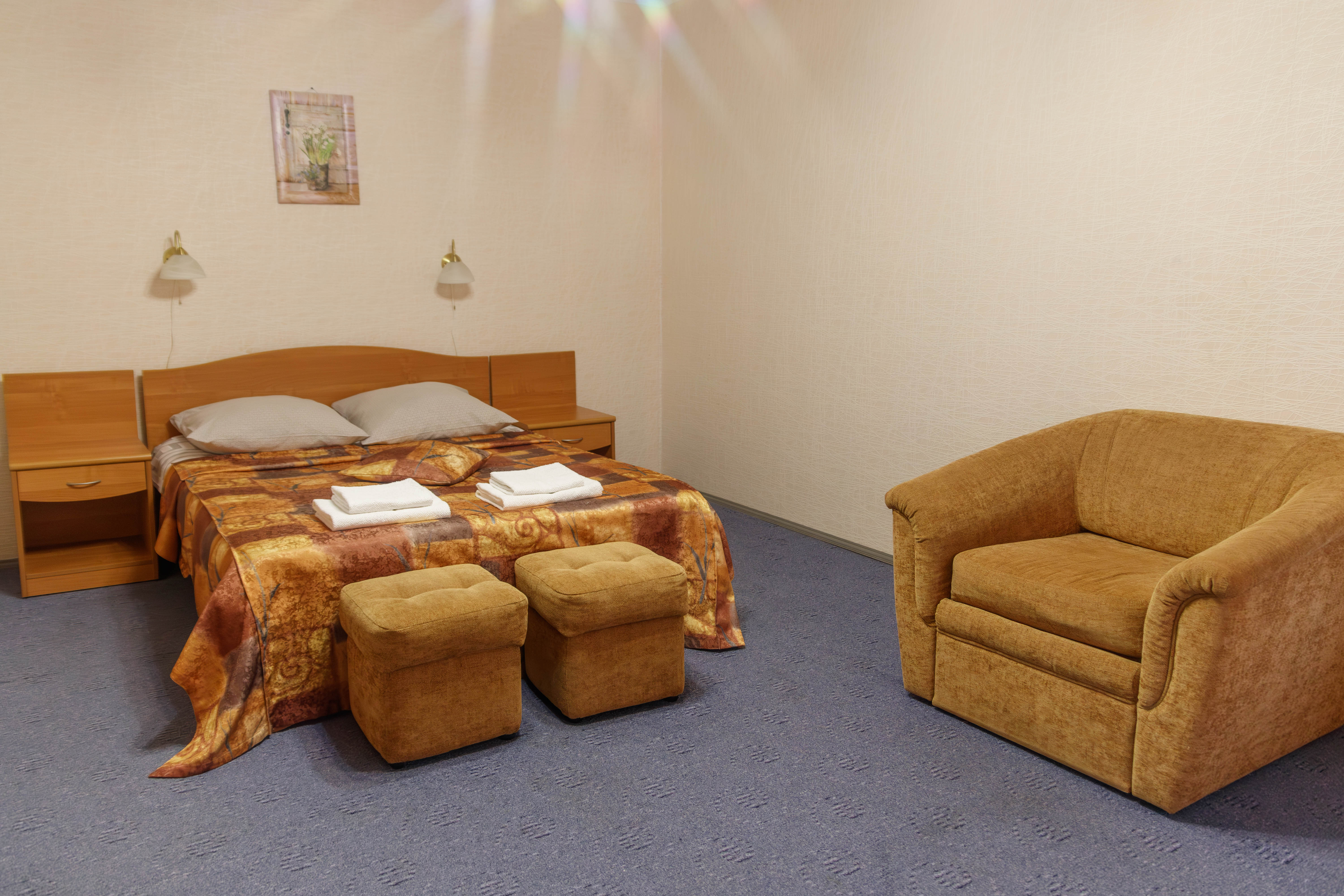 Двухместный номер Делюкс с 1 кроватью и душем