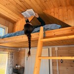 Дом Буковски с баней на дровах и видом на озеро. 1-2 гостя. Побеги в Побеги Escape Village