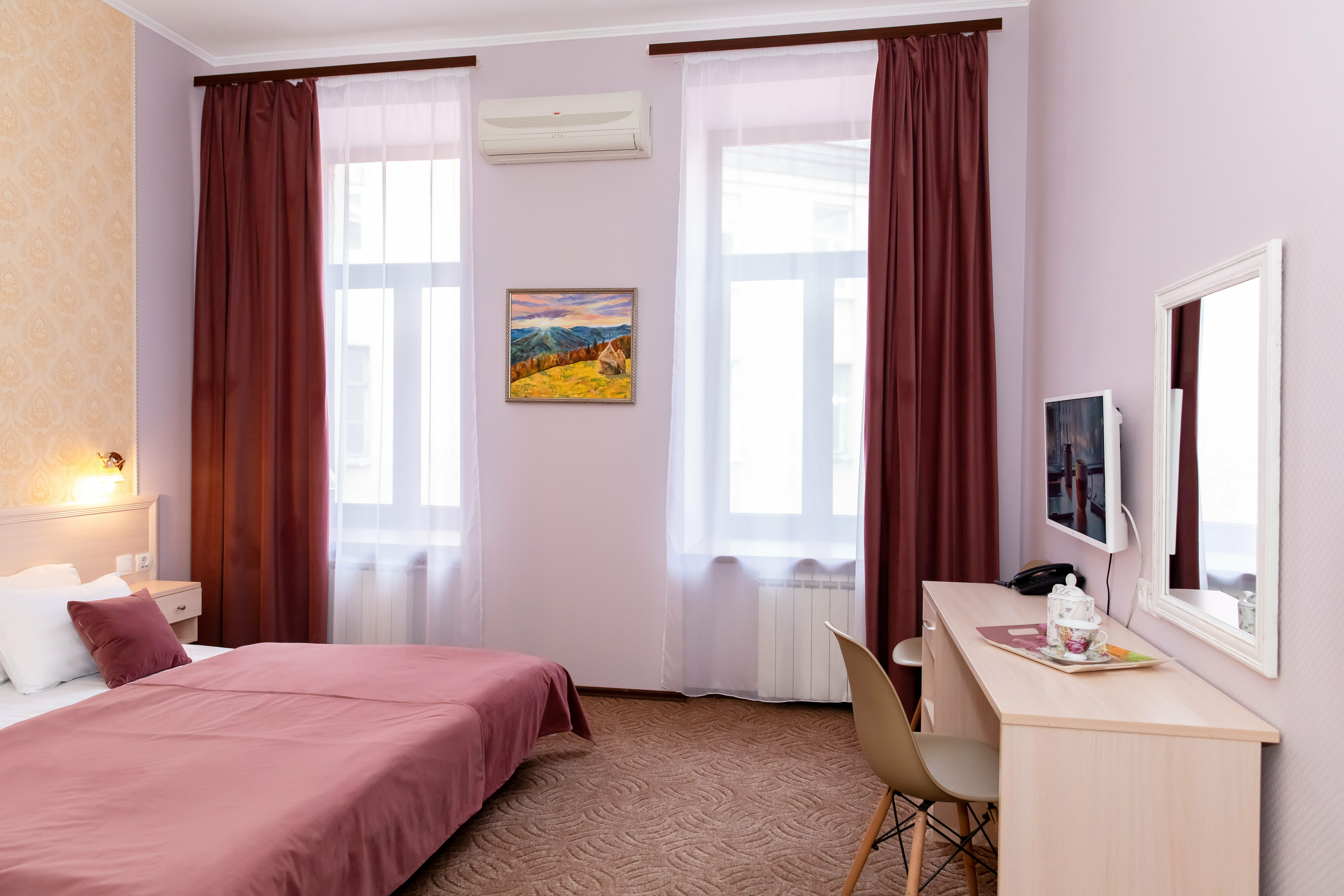 Стандартный двухместный номер с 1 кроватью или 2 отдельными кроватями