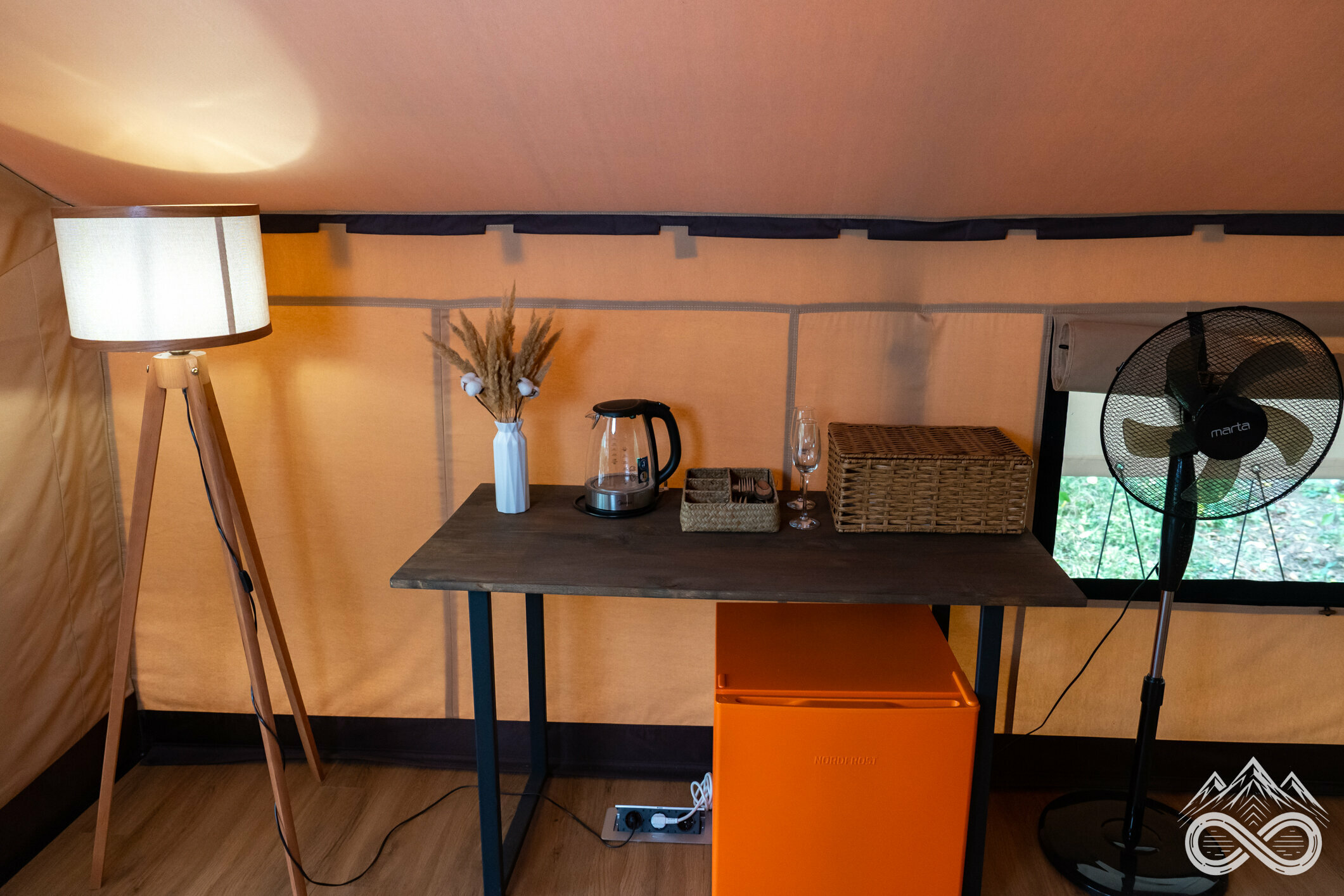 Четырехместный номер с видом на горы