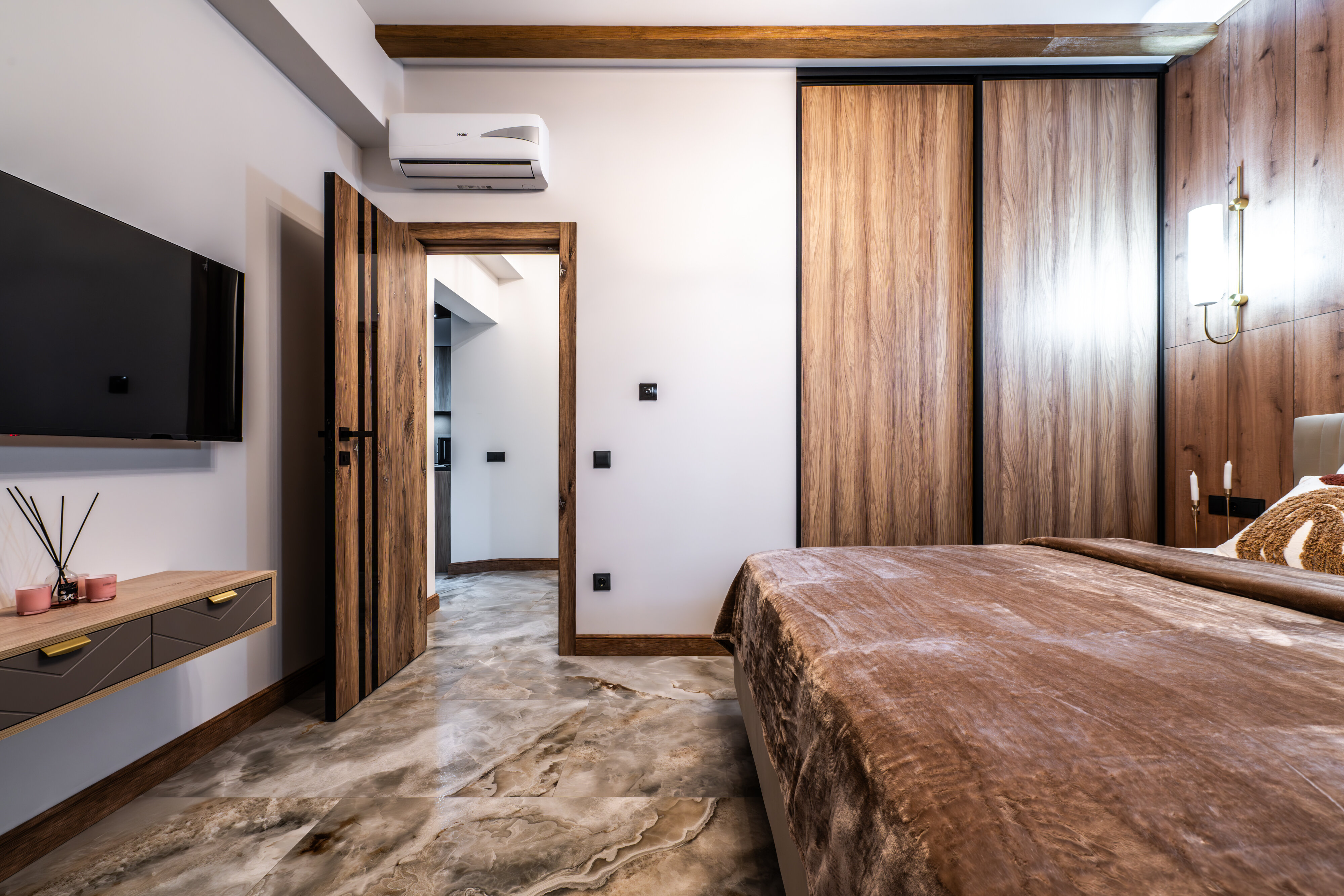 Апартаменты «Attic» - в скандинавском стиле с красивыми видами на горы 38 м2