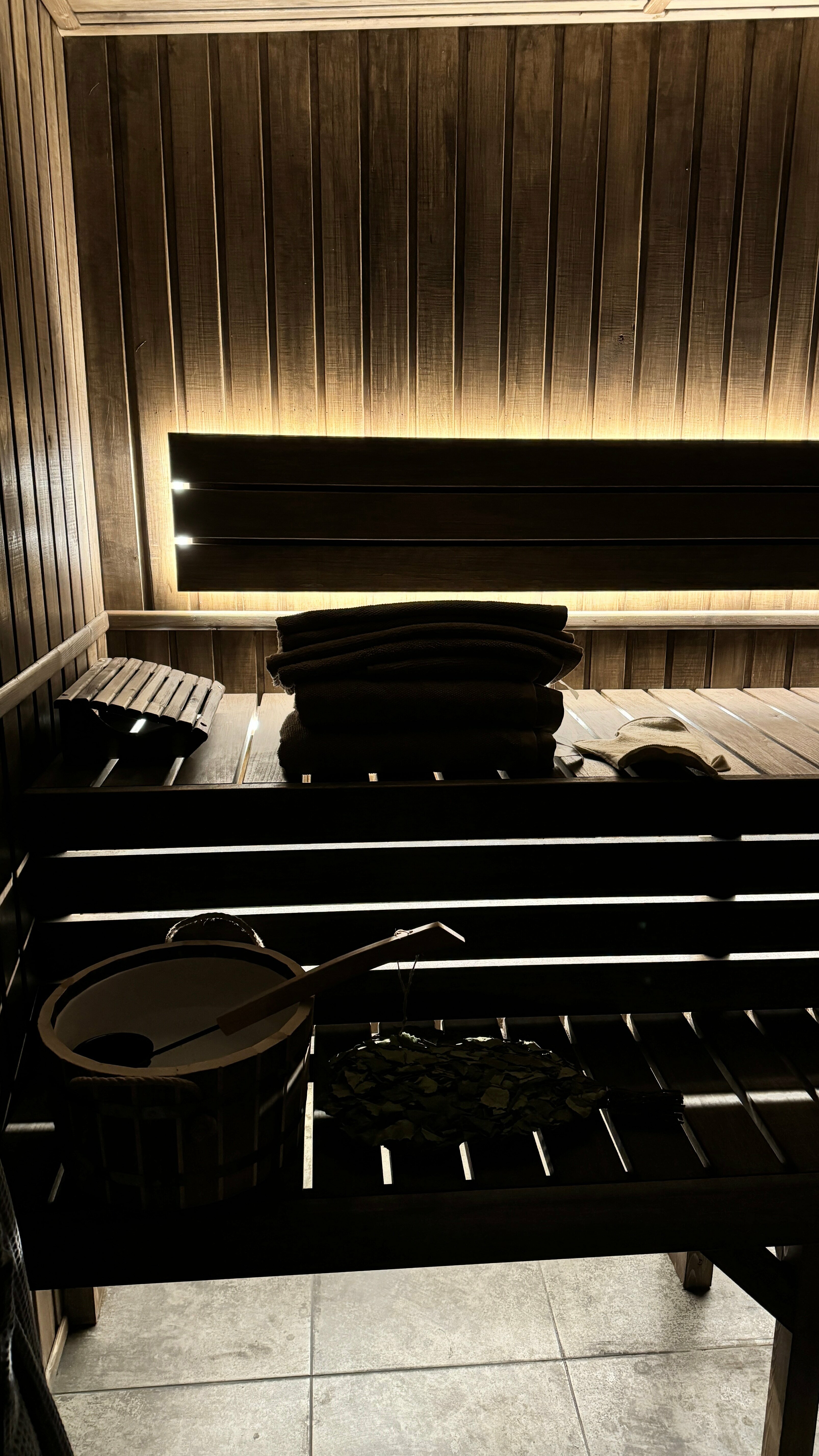 Мини домик с баней