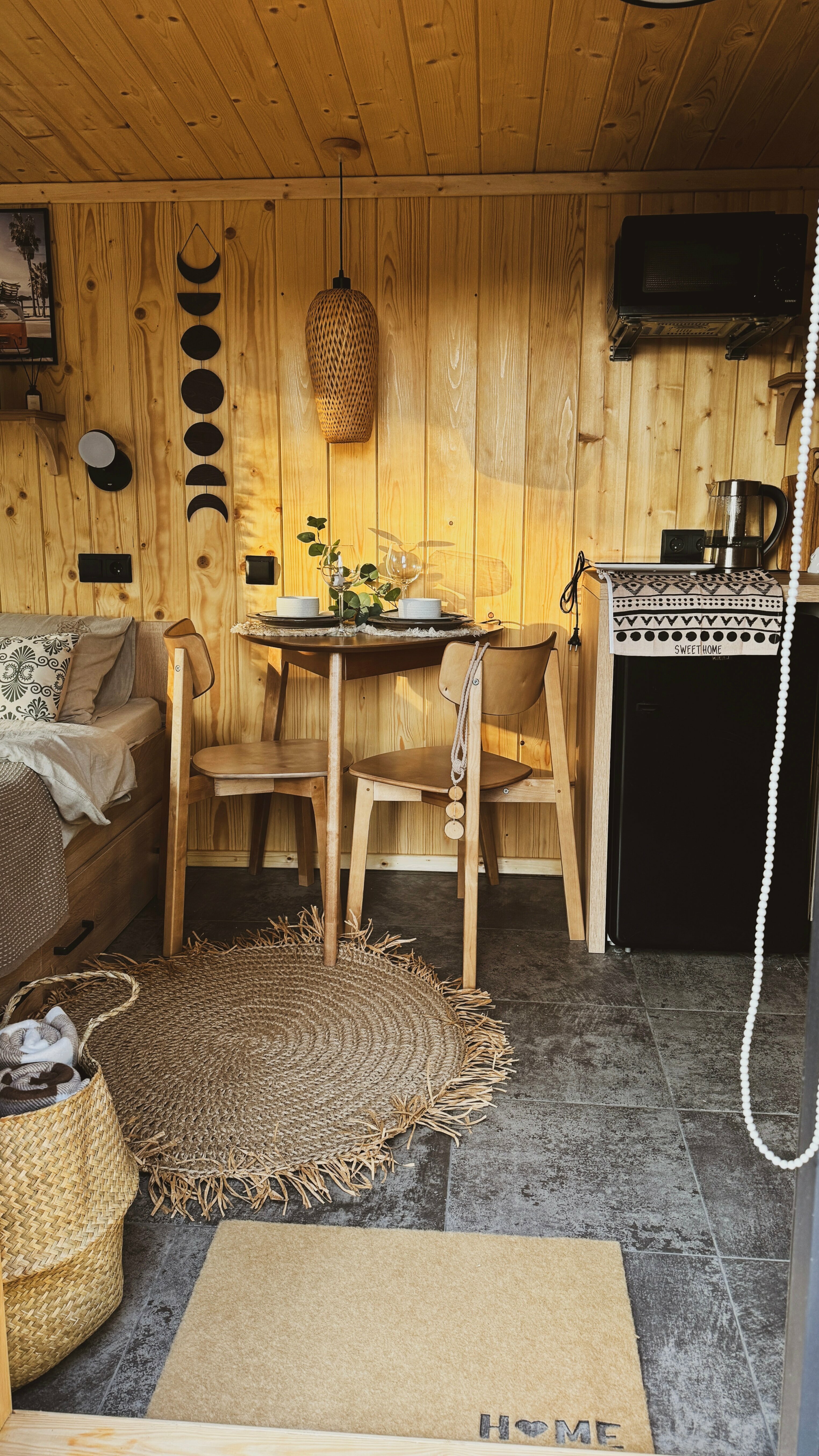 Мини домик с баней