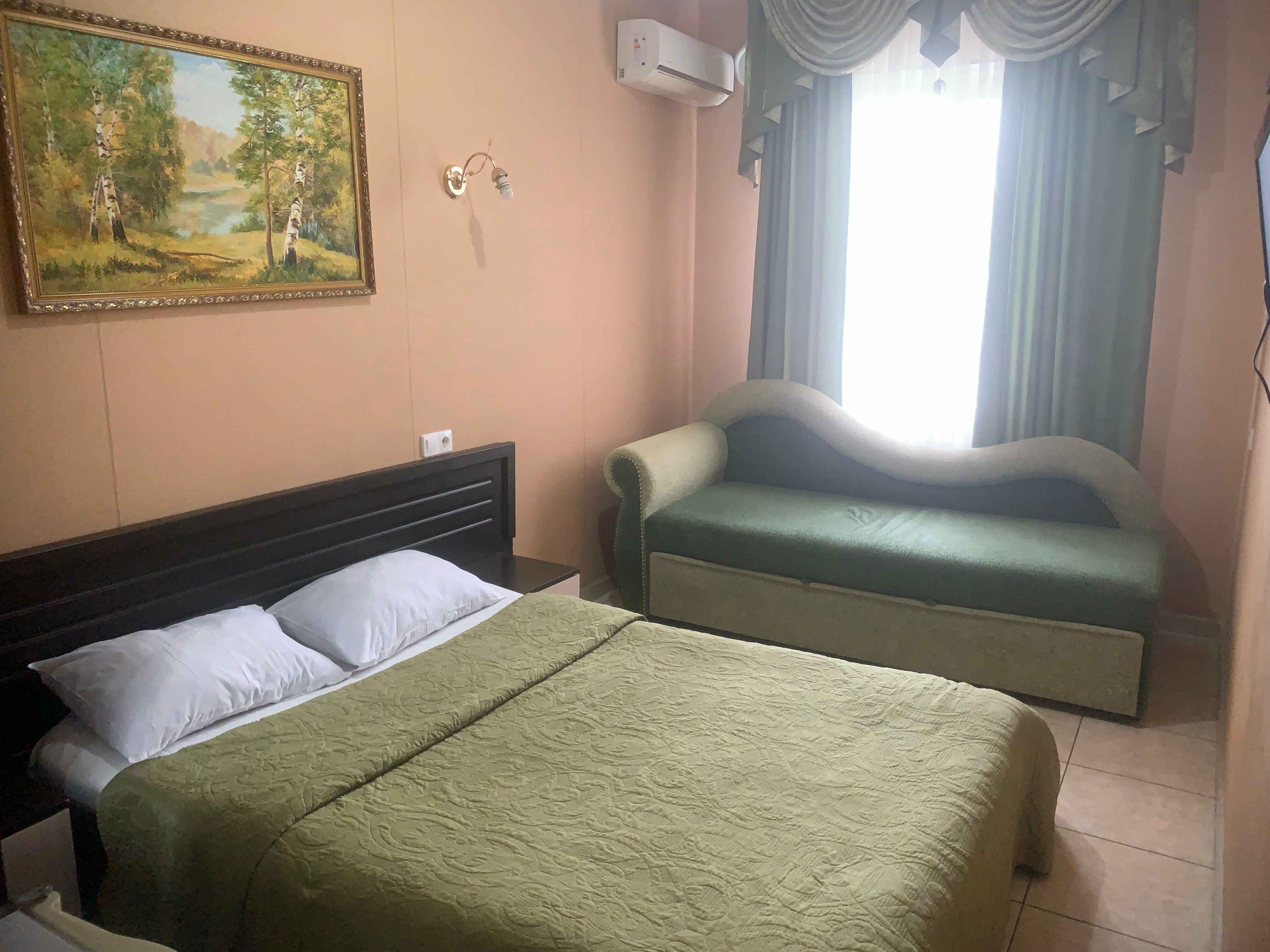 Двухместный номер с 1 кроватью или 2 отдельными кроватями и собственной ванной комнатой