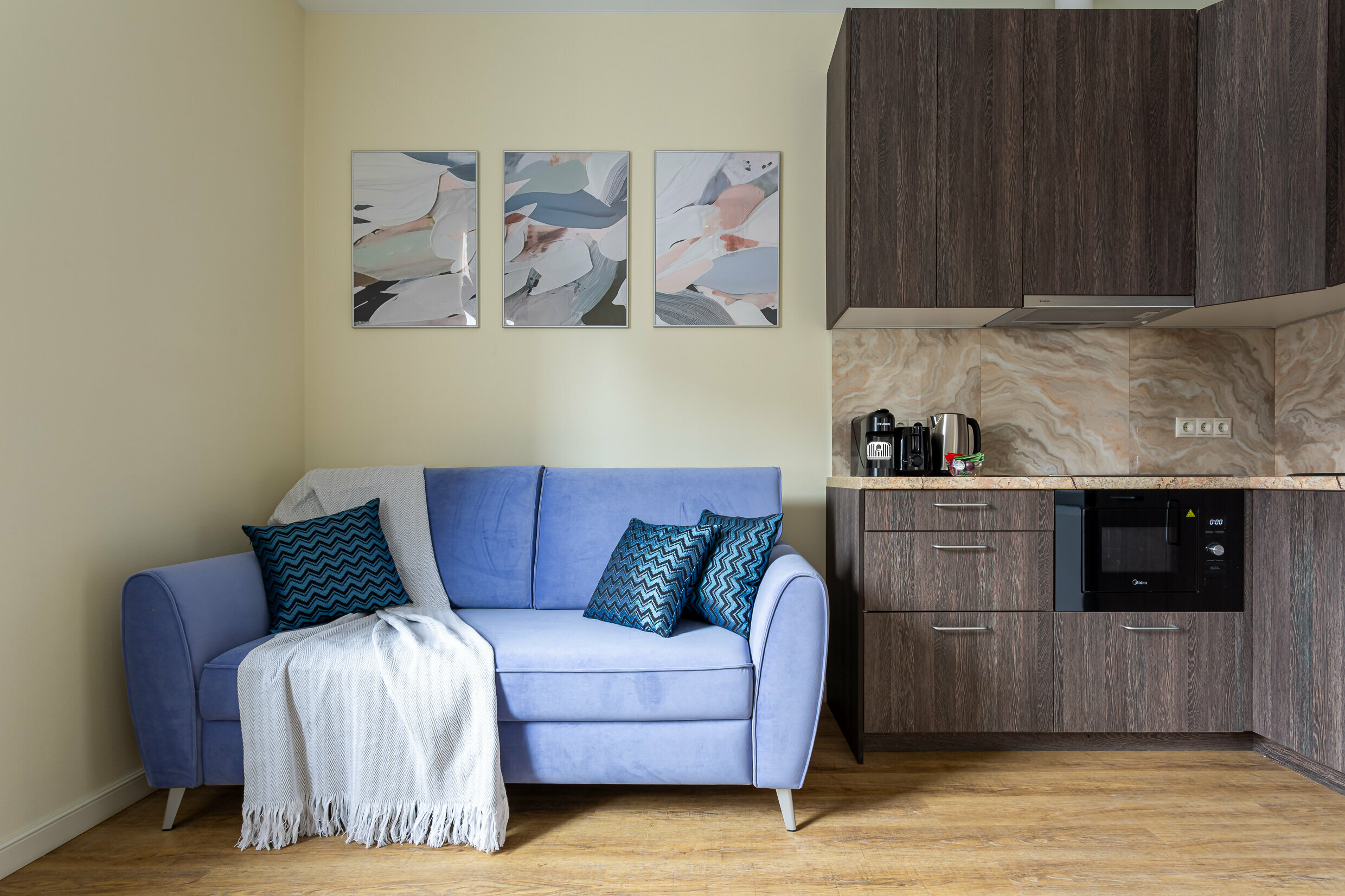 Апартаменты с 1 спальней