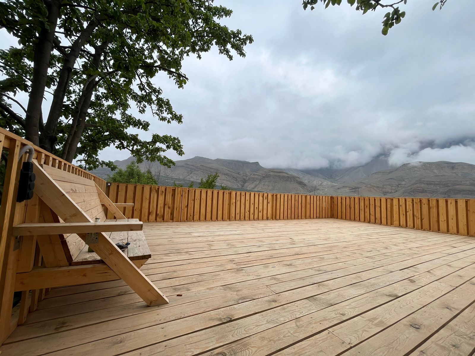 Четырехместный номер с видом на горы