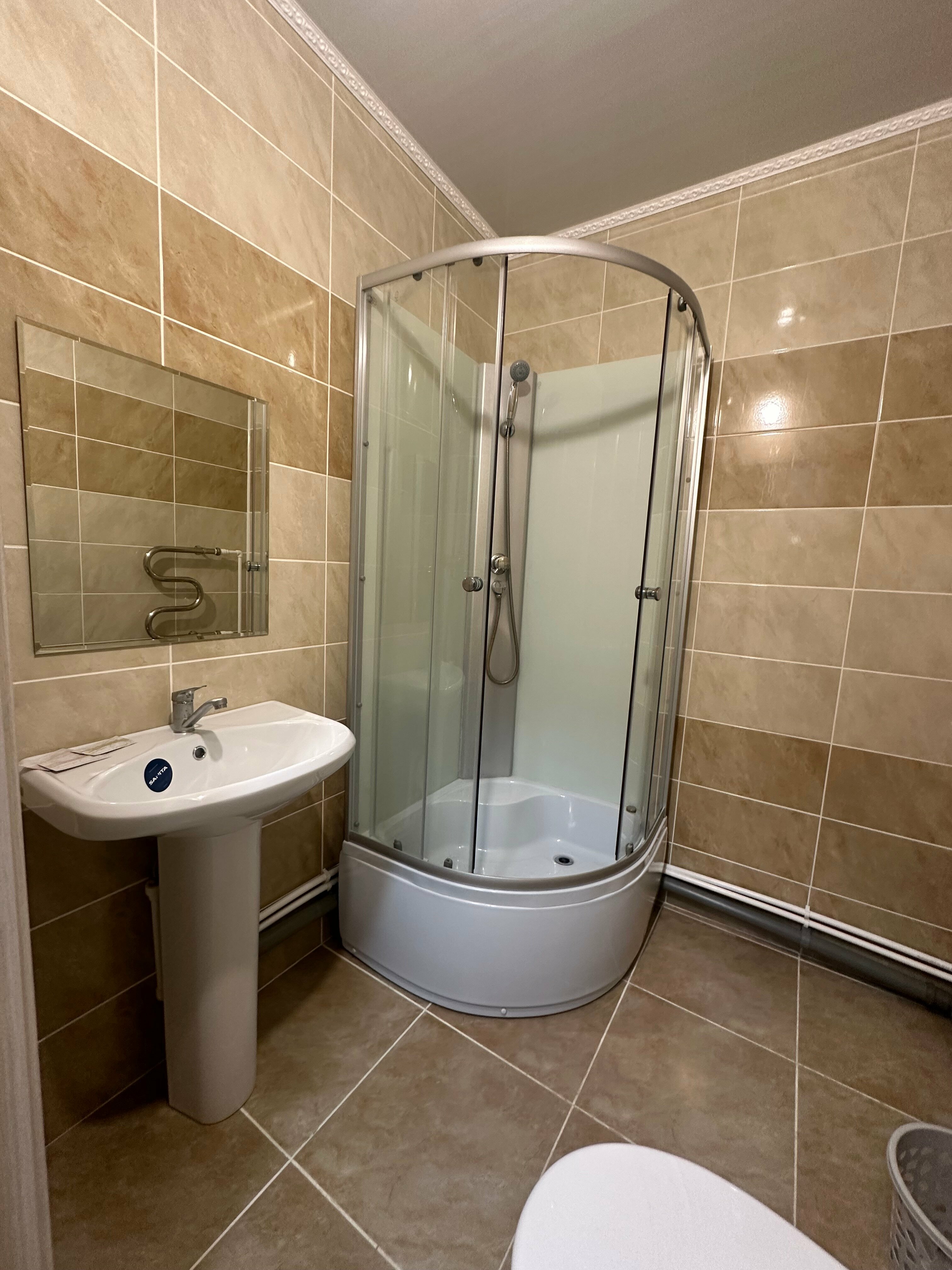 Двухместный номер с 1 кроватью и собственной ванной комнатой