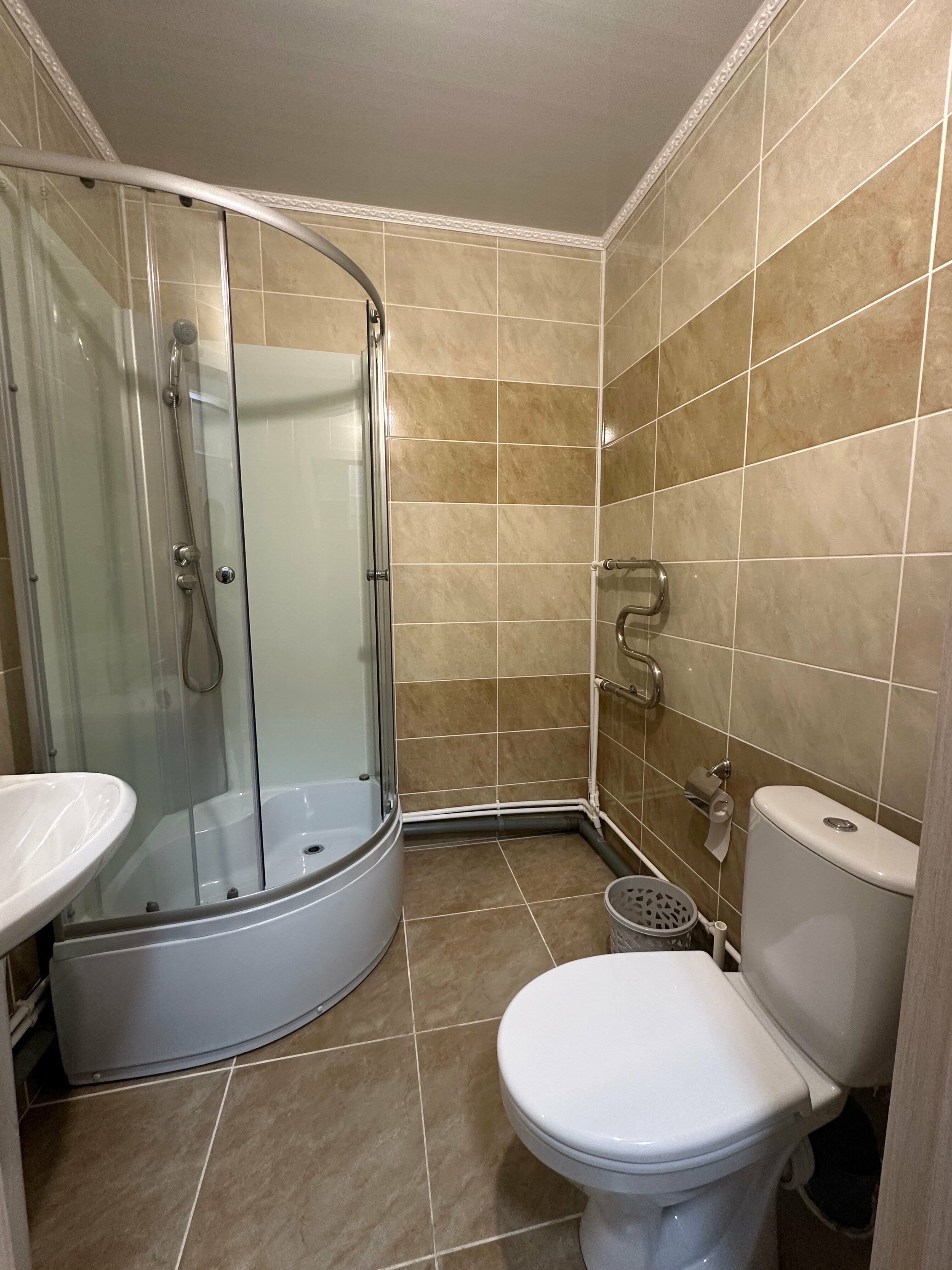 Двухместный номер с 1 кроватью и собственной ванной комнатой