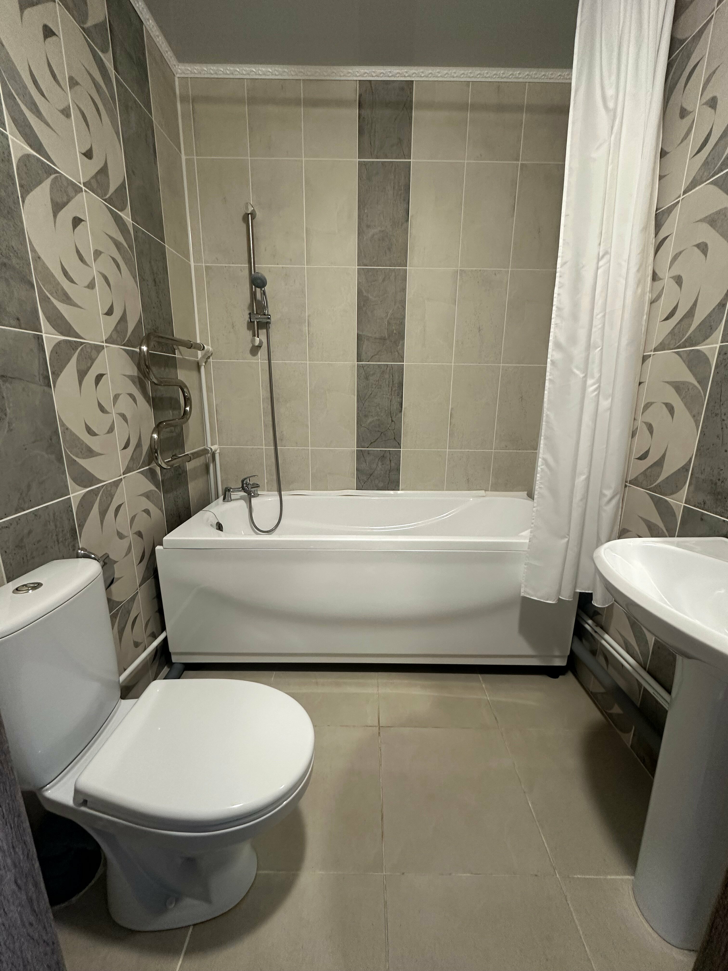 Двухместный номер с 1 кроватью и собственной ванной комнатой