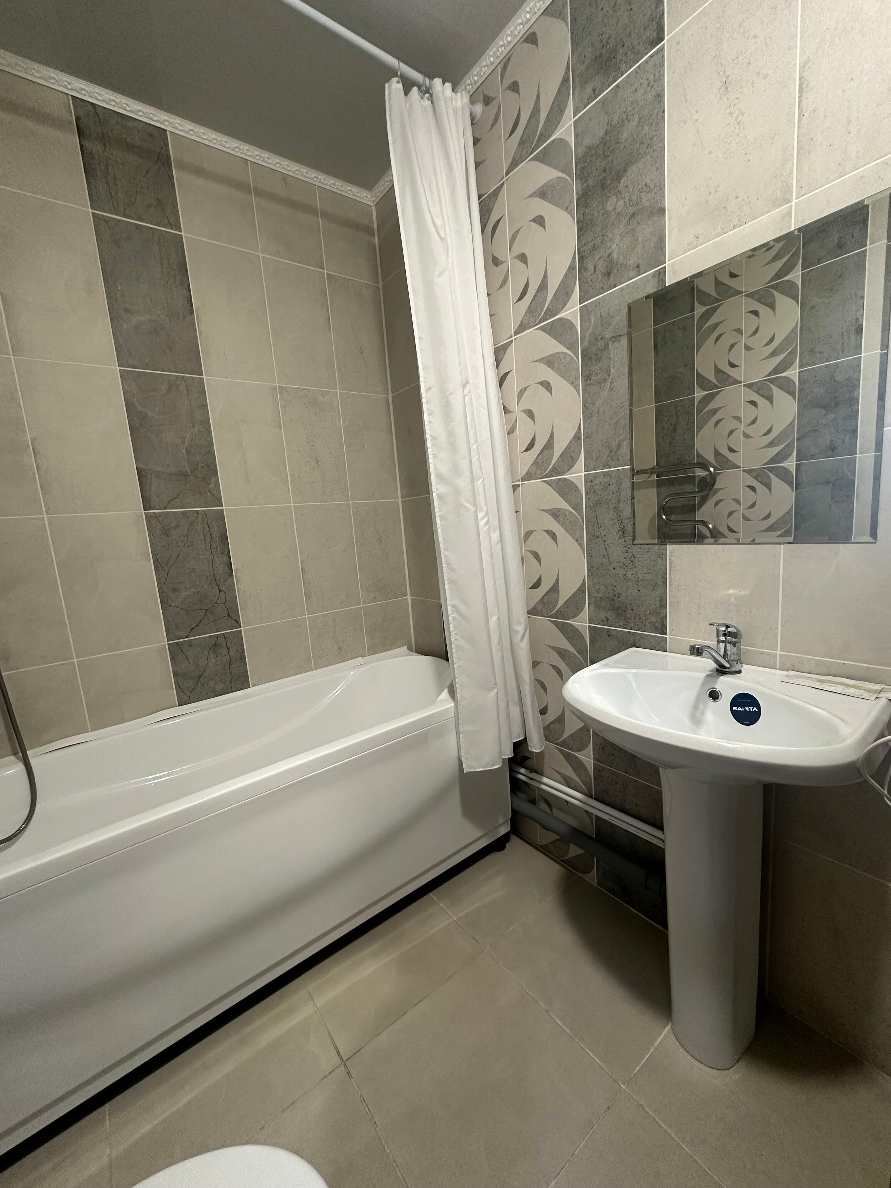 Двухместный номер с 1 кроватью и собственной ванной комнатой