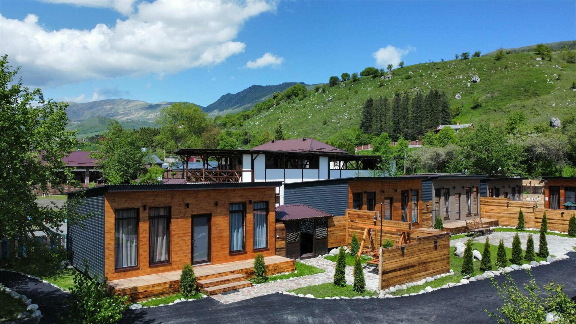 Коттедж с видом на горы