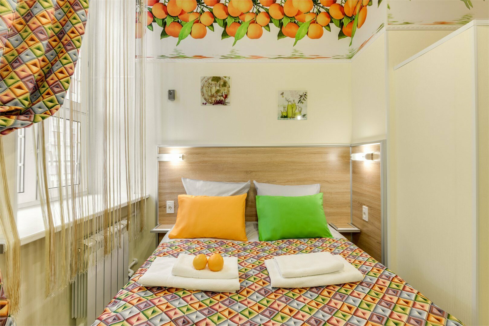 Двухместный номер с 1 кроватью и общей ванной комнатой