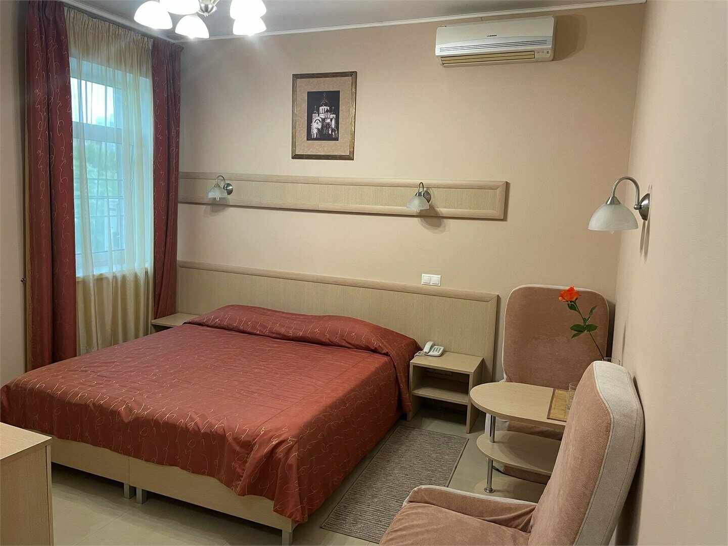 Стандартный двухместный номер с 1 кроватью или 2 отдельными кроватями