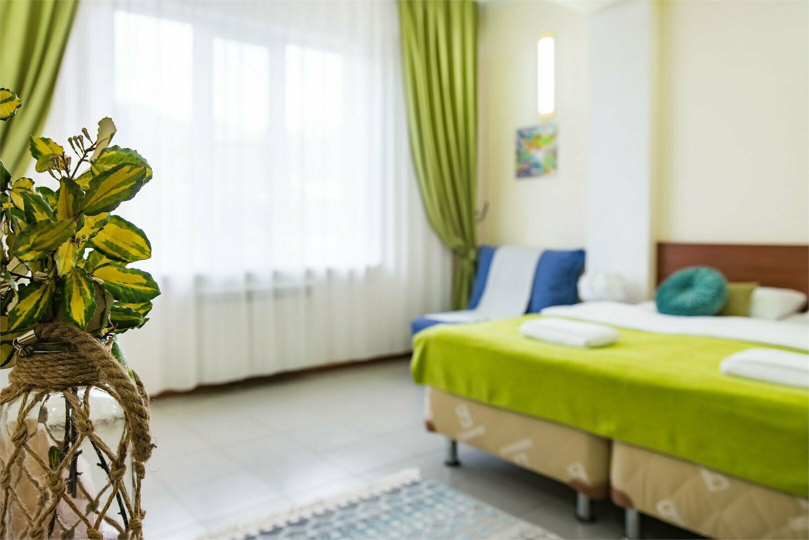 Улучшенный номер с кроватью размера «king-size» или 2 отдельными кроватями