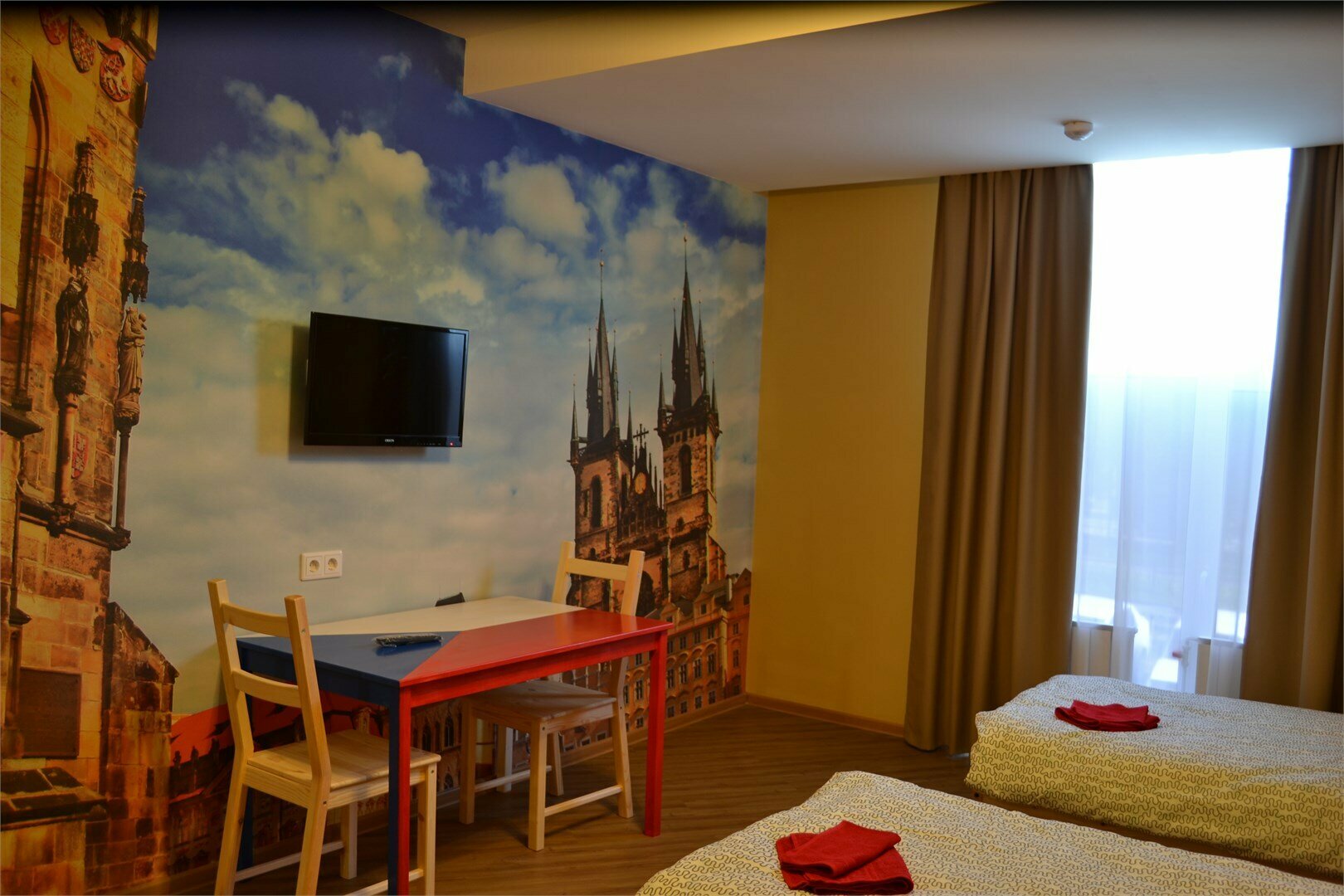 Место в трехместном номере с тремя односпальными кроватями