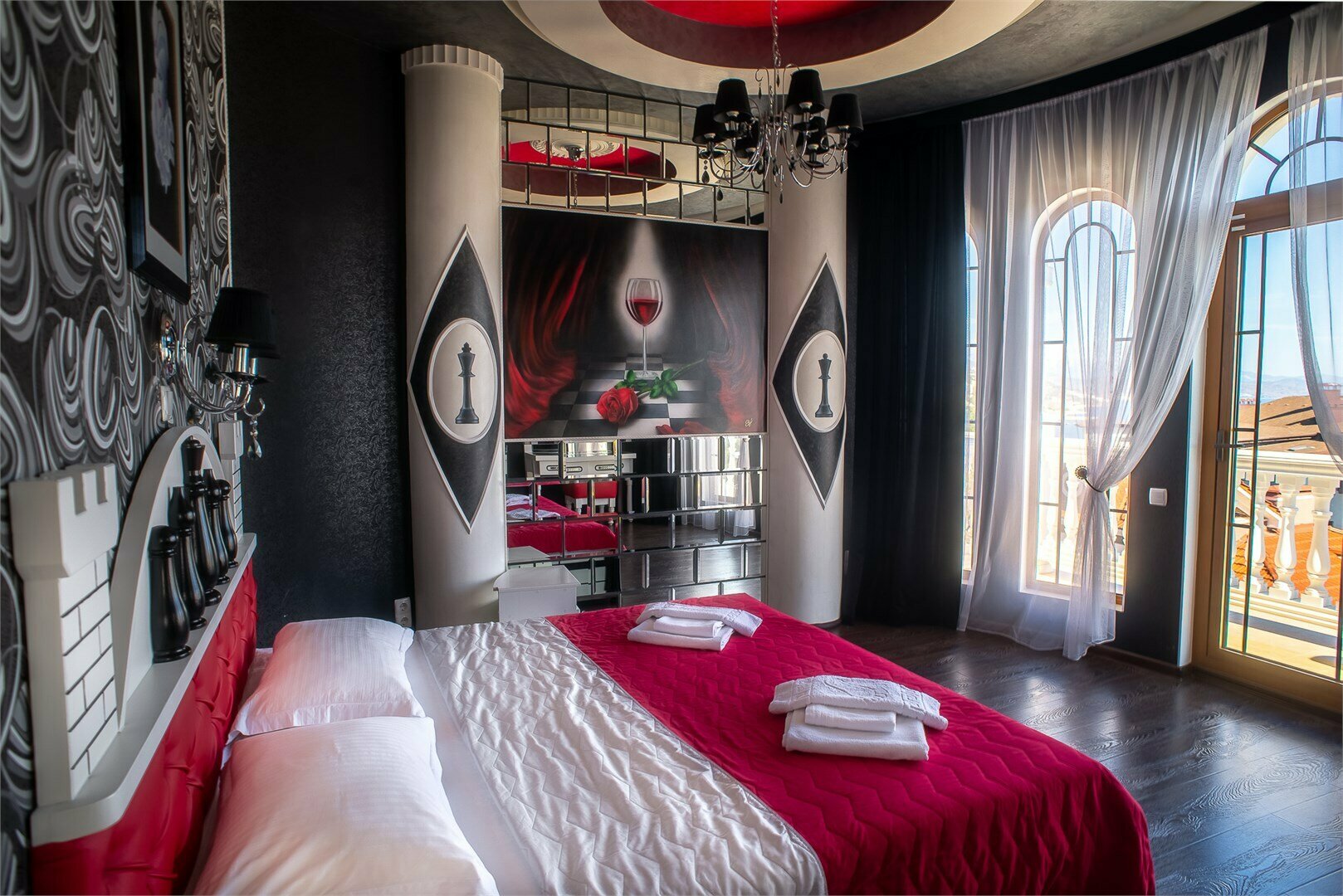 Фортуна -  Двухкомнатная четырехместная  студия с балконом и видом на море