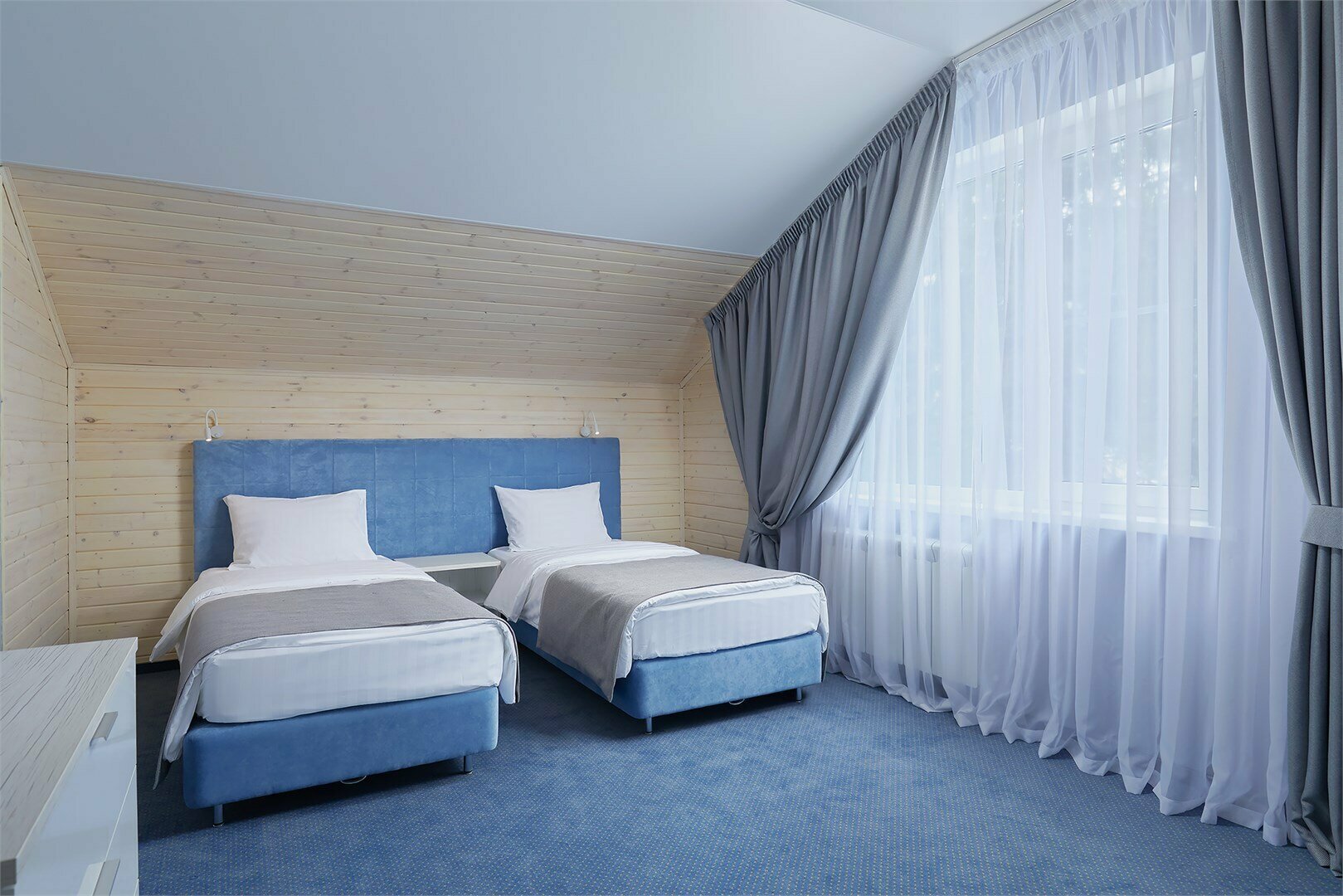 Дуплекс с двумя спальнями и кухней