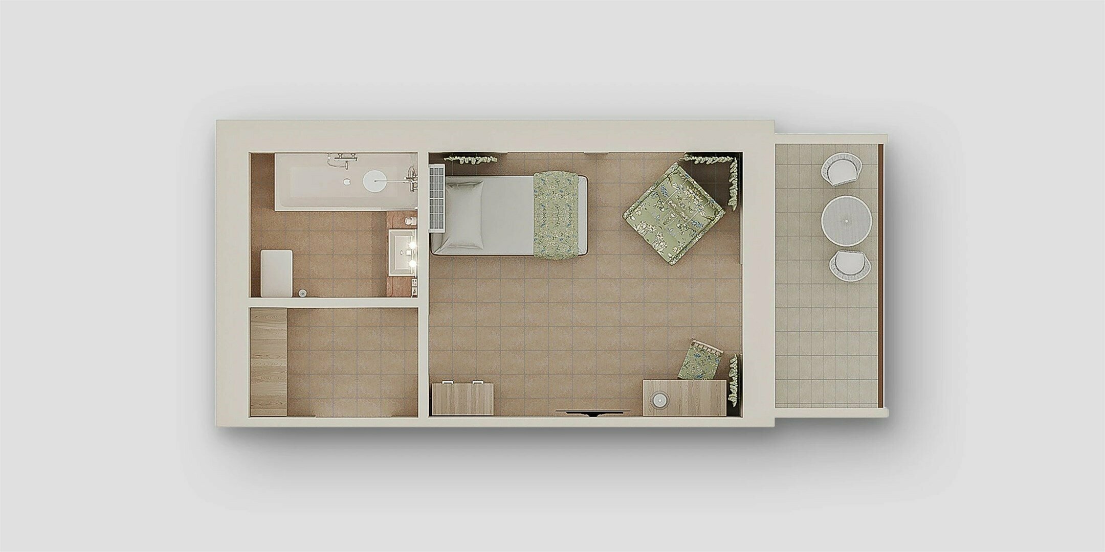 Standart single 1-местный 1-комнатный