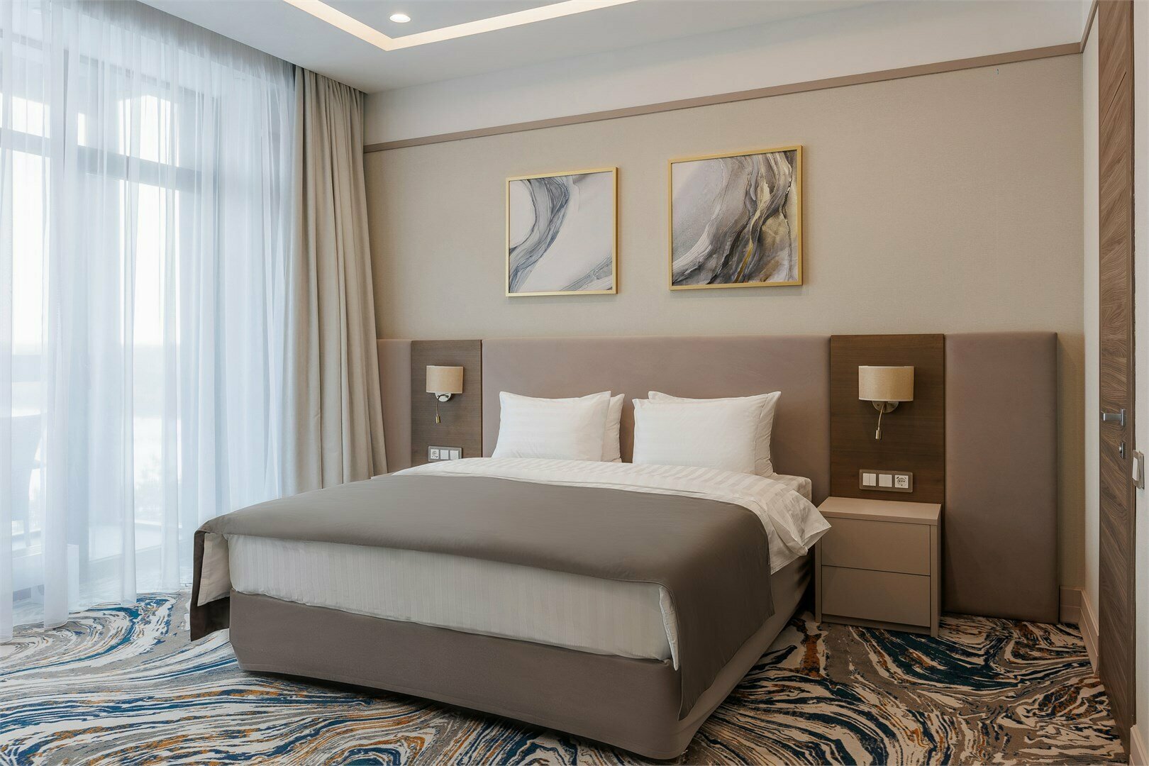 Комфорт с балконом с одной кроватью